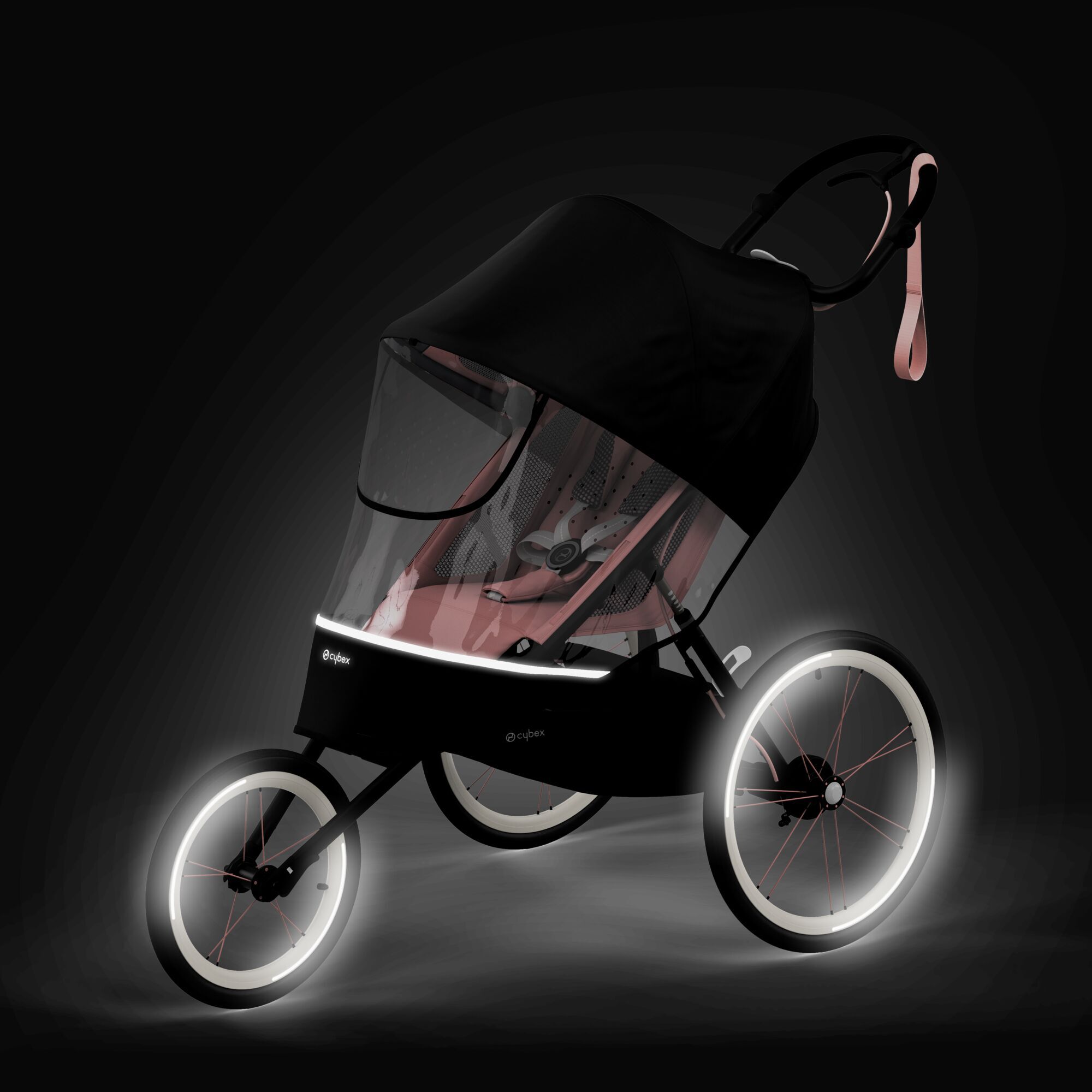 CYBEX Avi Rain Cover - Transparent in Transparent large-cybex-us image number 2