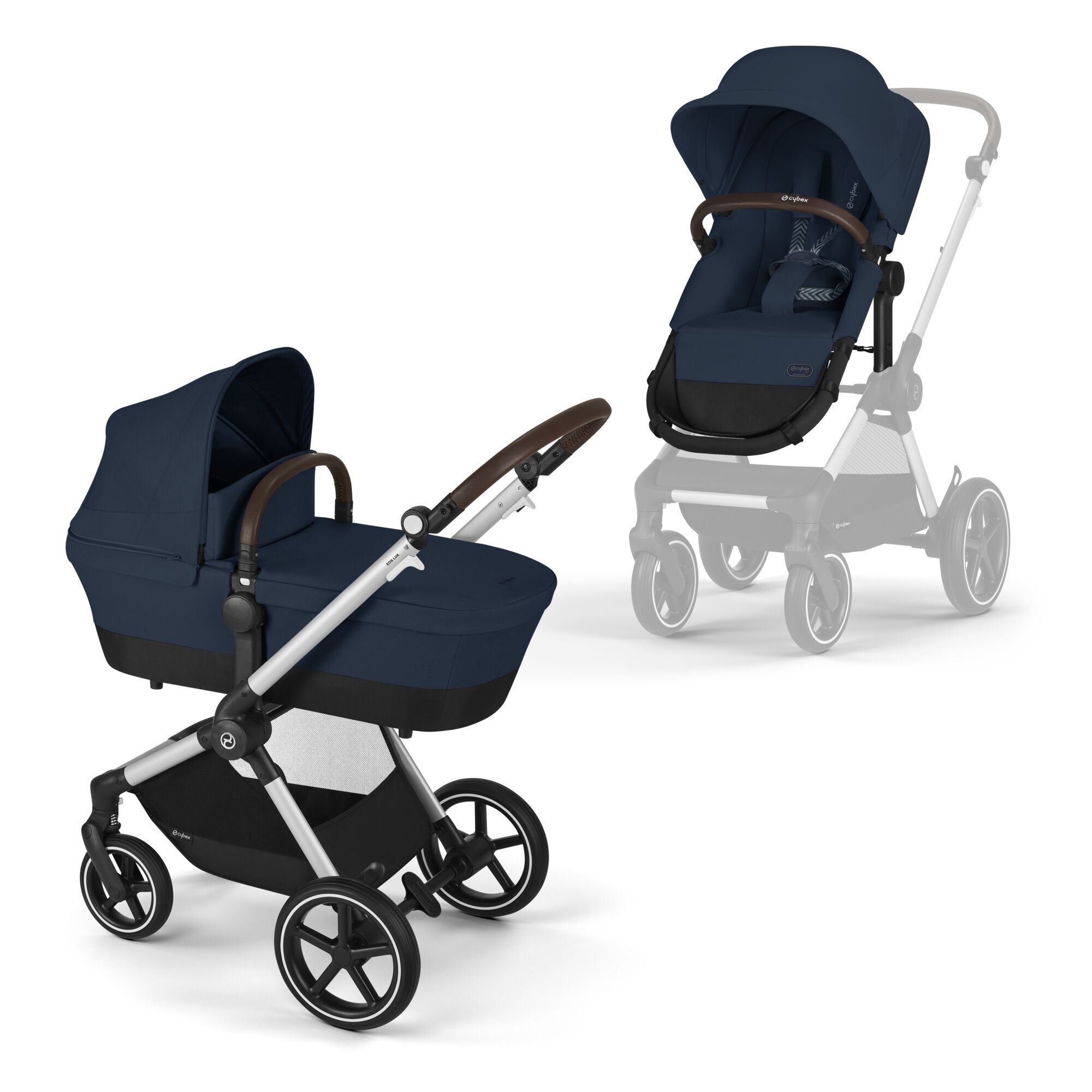 CYBEX Eos Lux - Ocean Blue (Silver Frame) in Ocean Blue (Silver Frame) large-cybex-gb image number 1