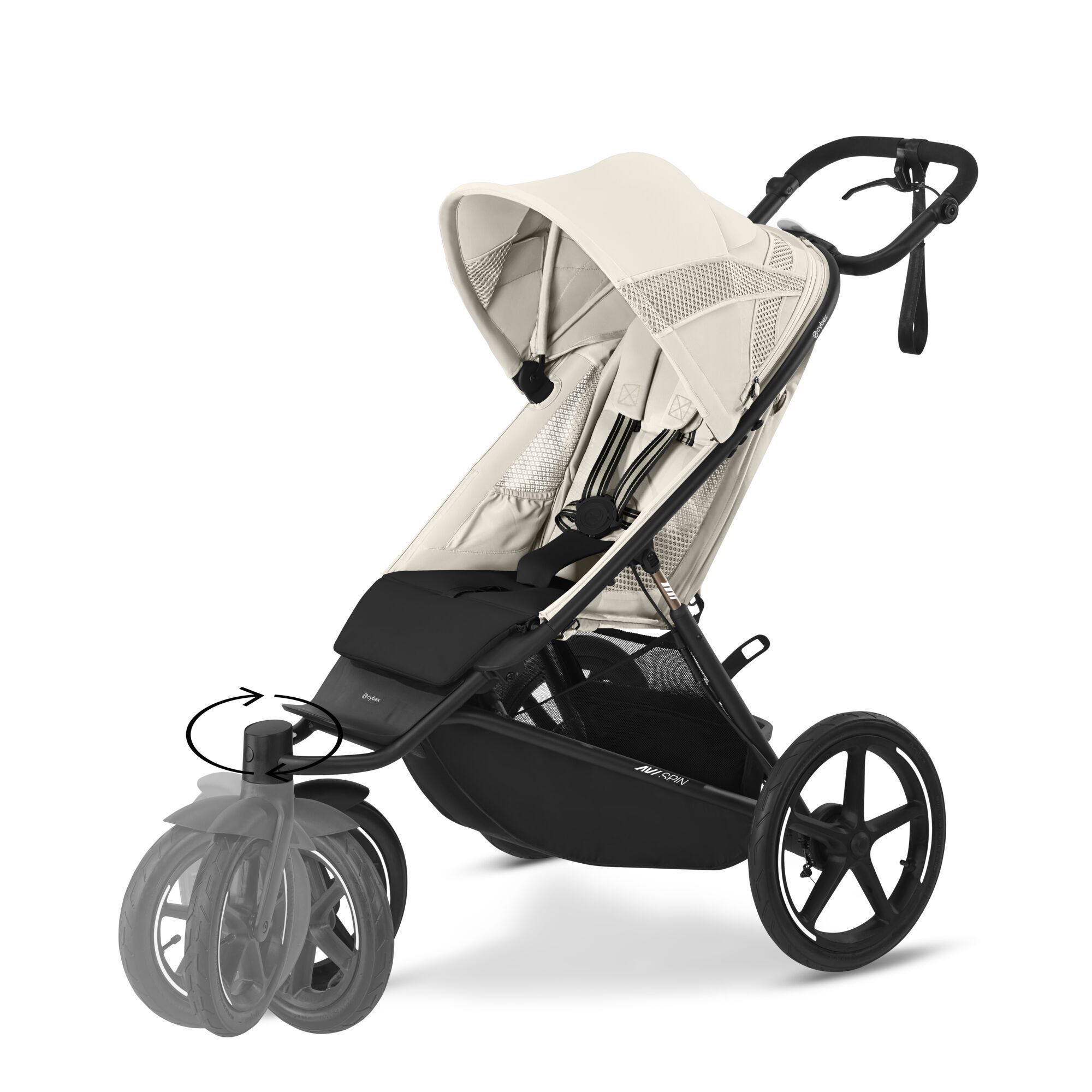 CYBEX Avi Spin - Seashell Beige in Seashell Beige large-cybex-neu image number 2