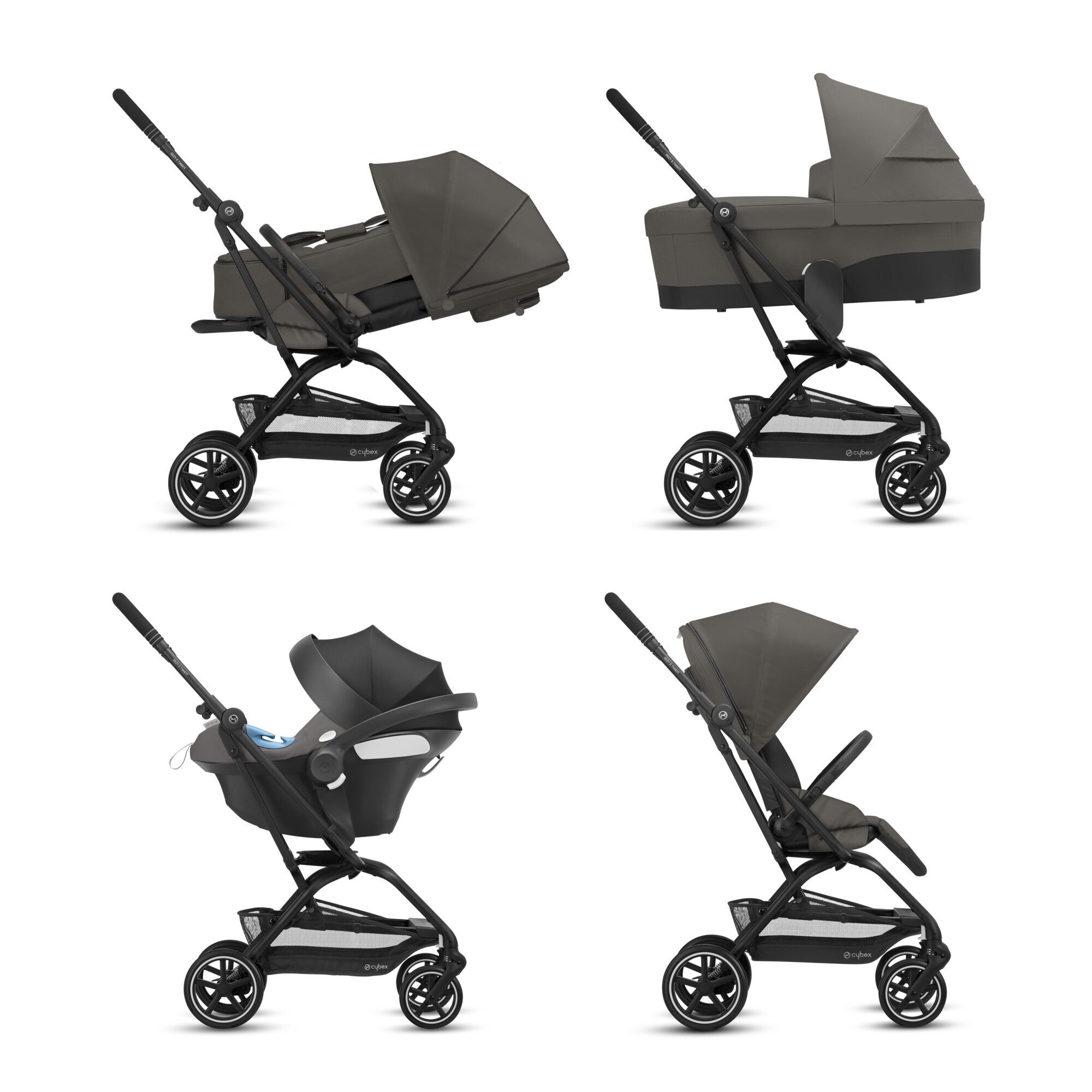 CYBEX Eezy S Twist+2 &ndash; Soho Grey (r&aacute;m ve variantě Black) in Soho Grey (Black Frame) large-cybex-neu č&iacute;slo sn&iacute;mku 6