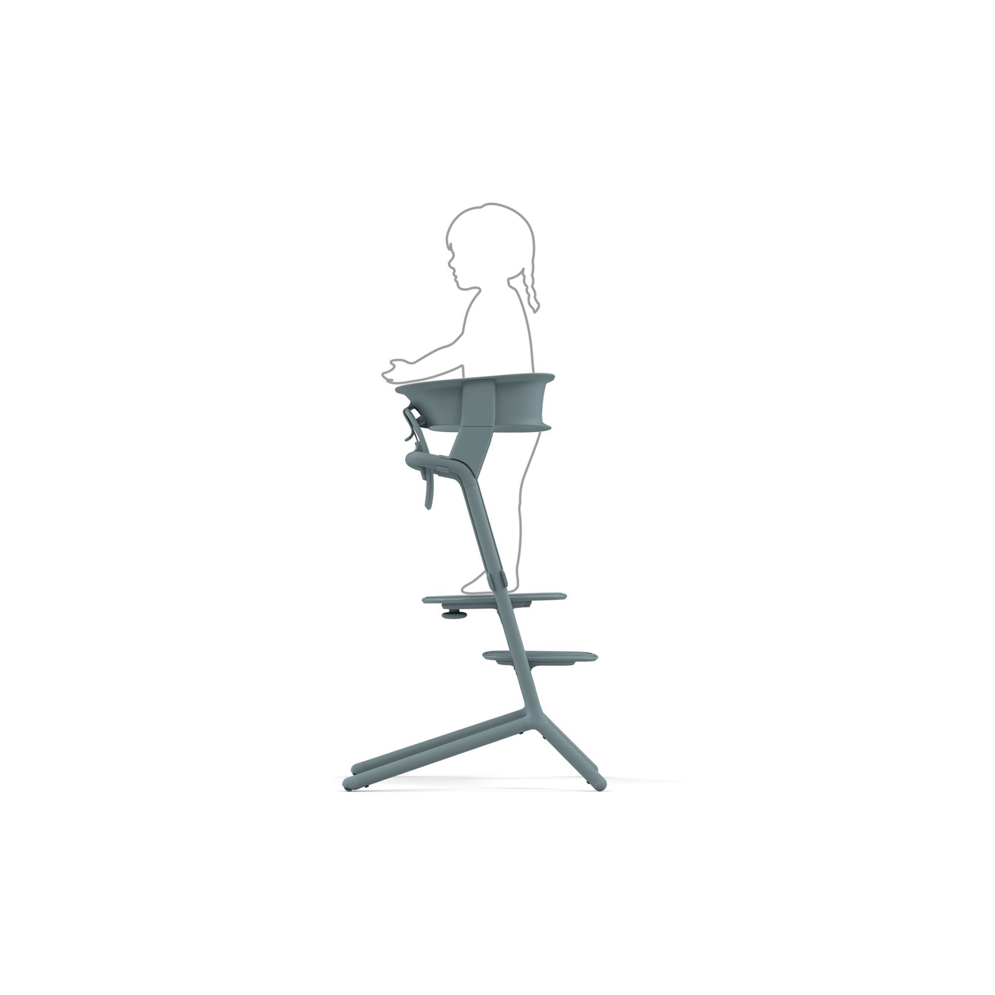 CYBEX Lemo Learning Tower Set - Stone Blue in Stone Blue large-cybex-cn image number 2