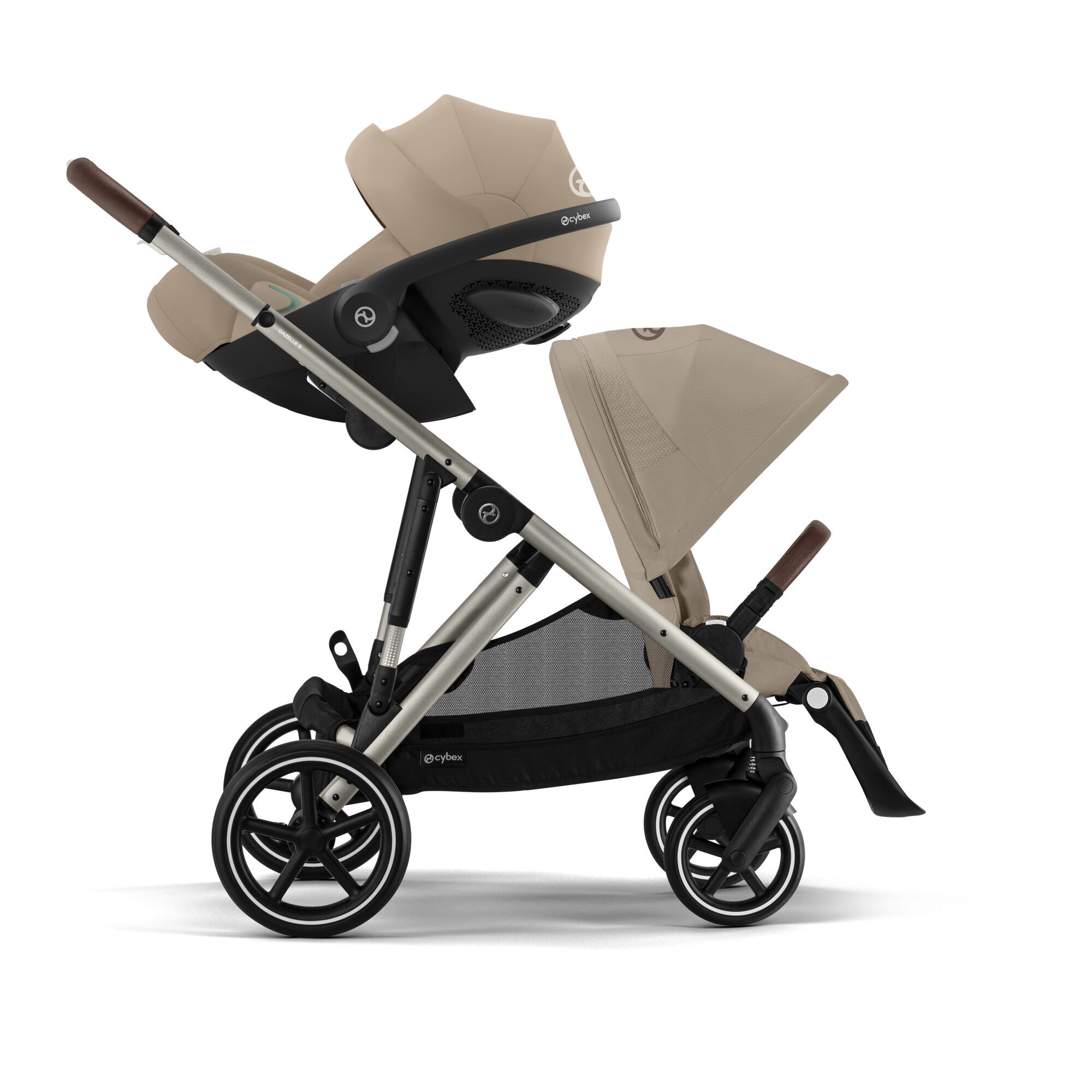 CYBEX Gazelle S - Almond Beige (Taupe Frame) in Almond Beige (Taupe Frame) large-cybex-neu afbeelding nummer 4