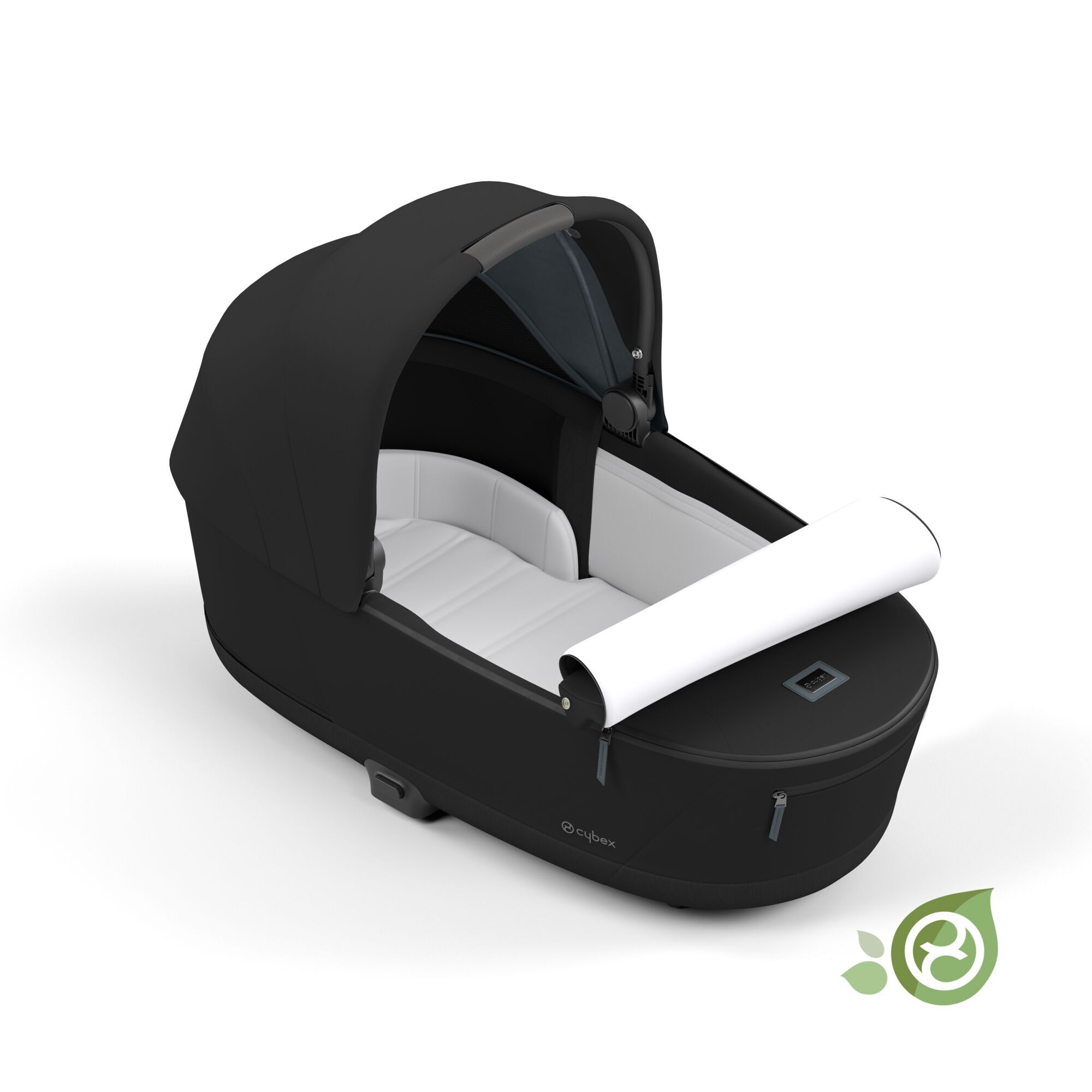 CYBEX Priam Lux Carry Cot - Onyx Black in Onyx Black large-cybex-cn image number 2