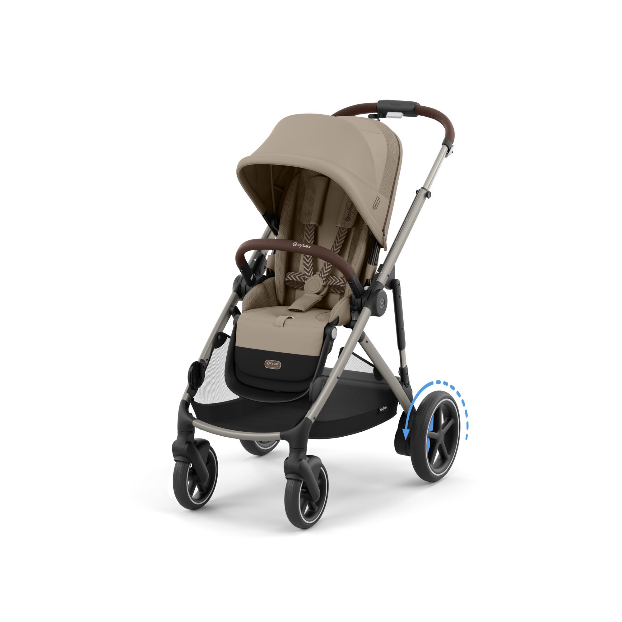 CYBEX e-Gazelle S - Almond Beige (Taupe Frame) in Almond Beige (Taupe Frame) large-cybex-imea image number 4