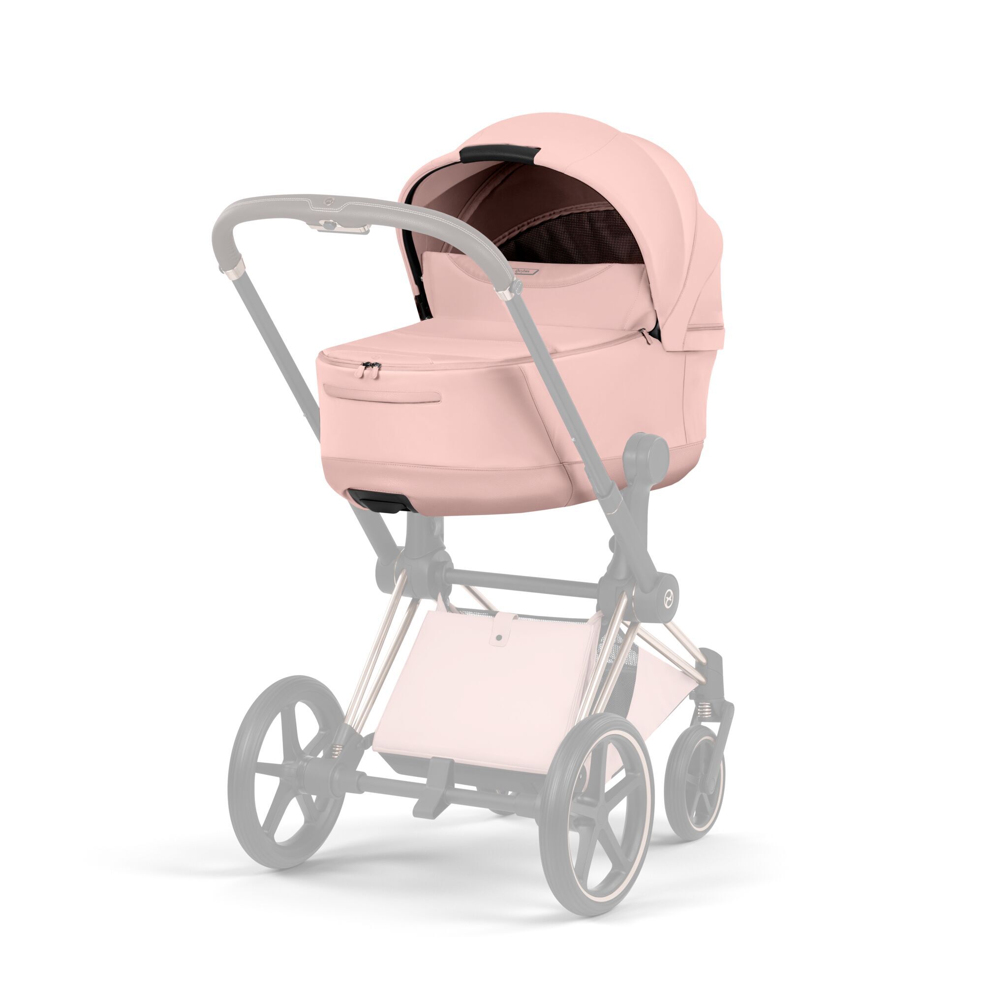 CYBEX Priam Fold Lux Carry Cot - Style Collection - Peach Pink in Peach Pink large-cybex-row image number 5