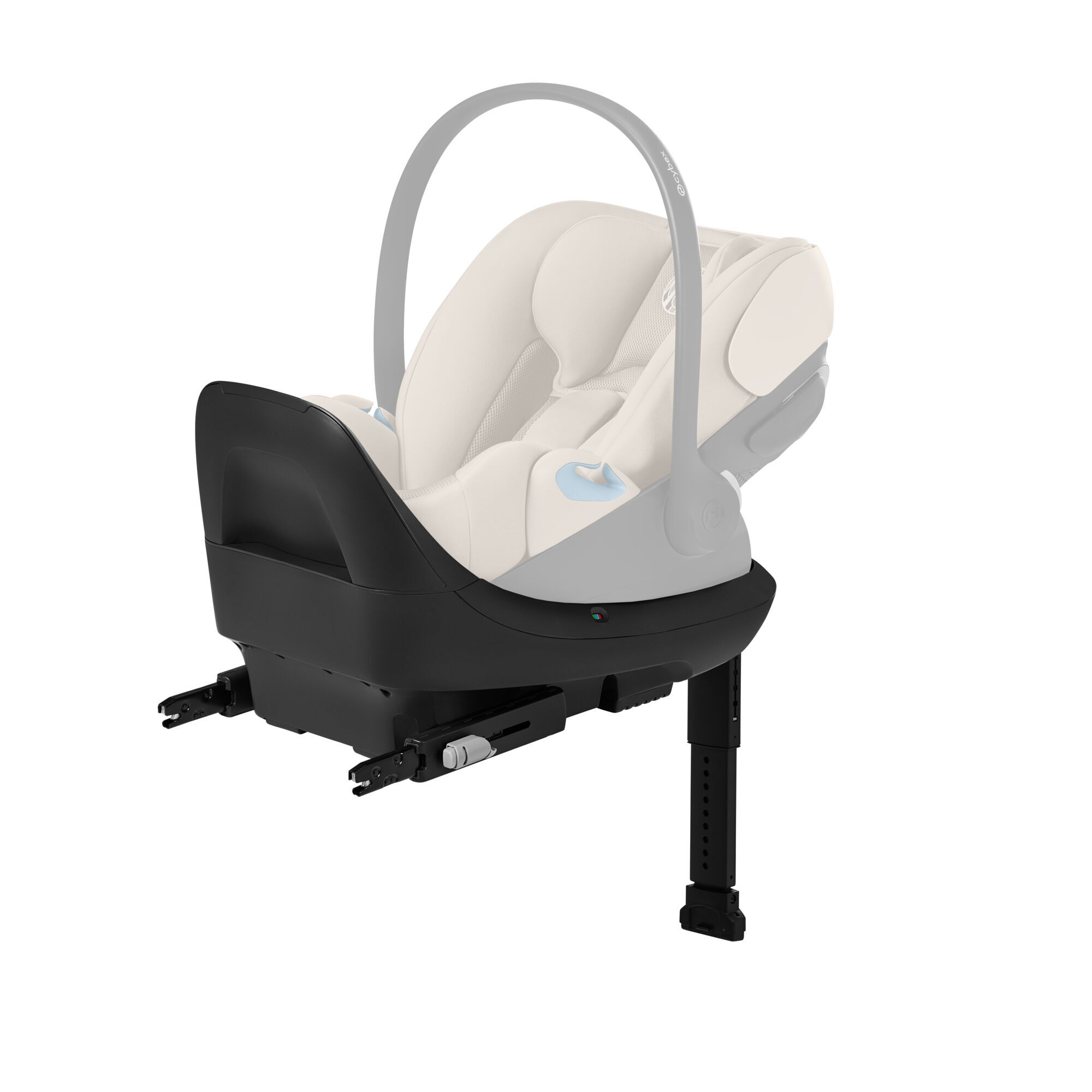 CYBEX Cloud G Pro Load Leg Base - Black in Black large-cybex-us image number 3