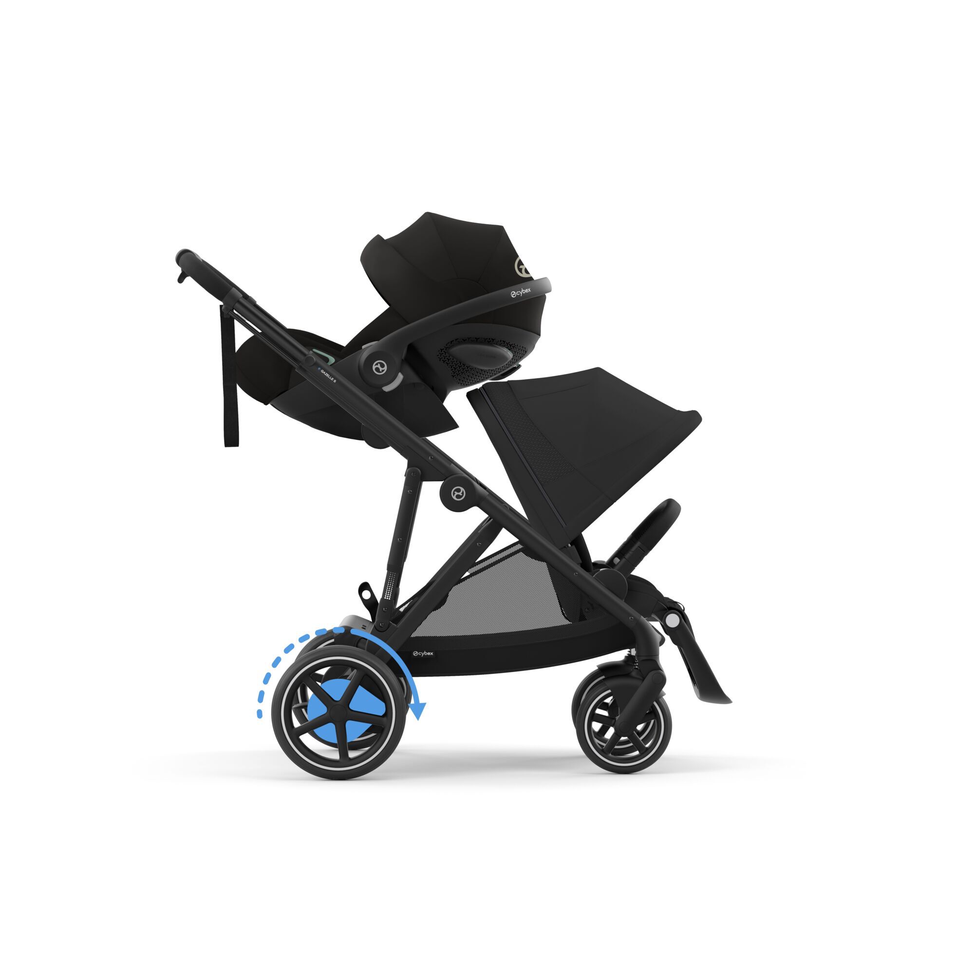 CYBEX e-Gazelle&nbsp;S&nbsp;&ndash; Moon Black (r&aacute;m v&nbsp;barvě Black) in Moon Black (Black Frame) large-cybex-neu č&iacute;slo sn&iacute;mku 5