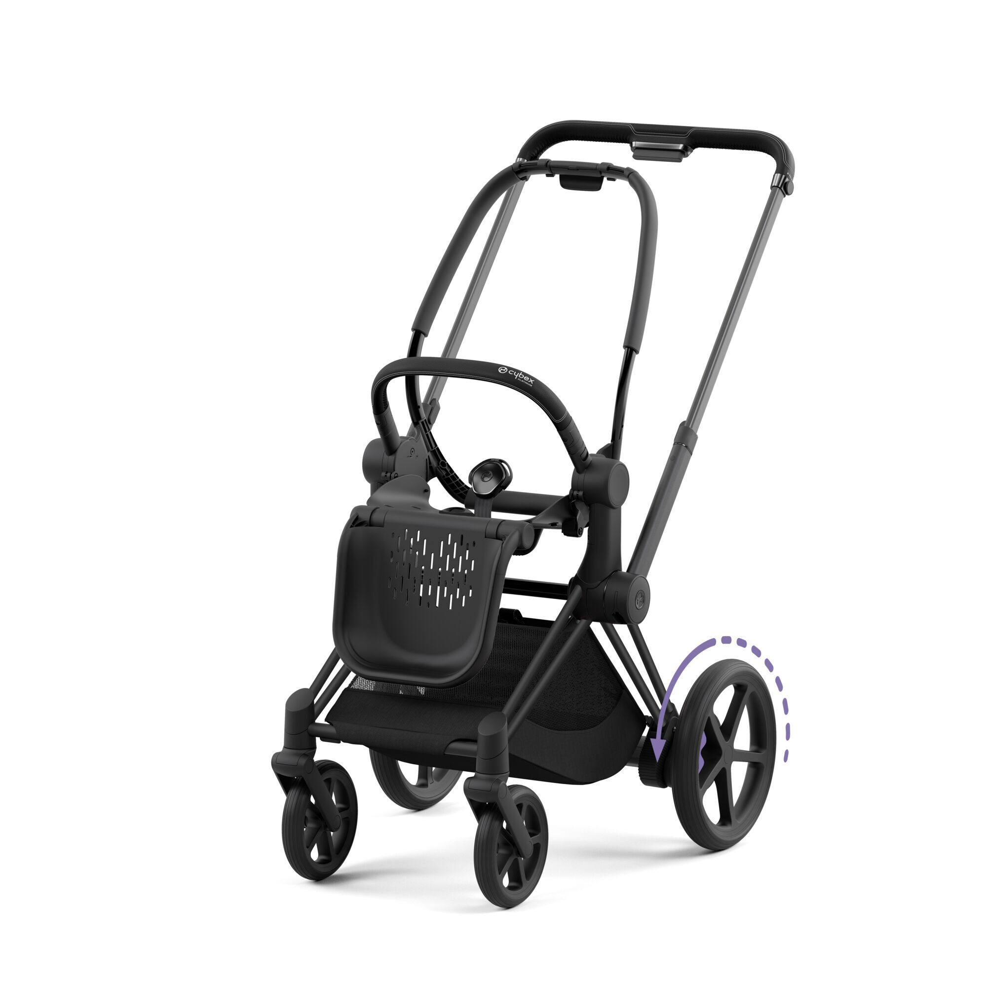 CYBEX e-Priam Frame - Matt Black in Matt Black large-cybex-kr image number 1