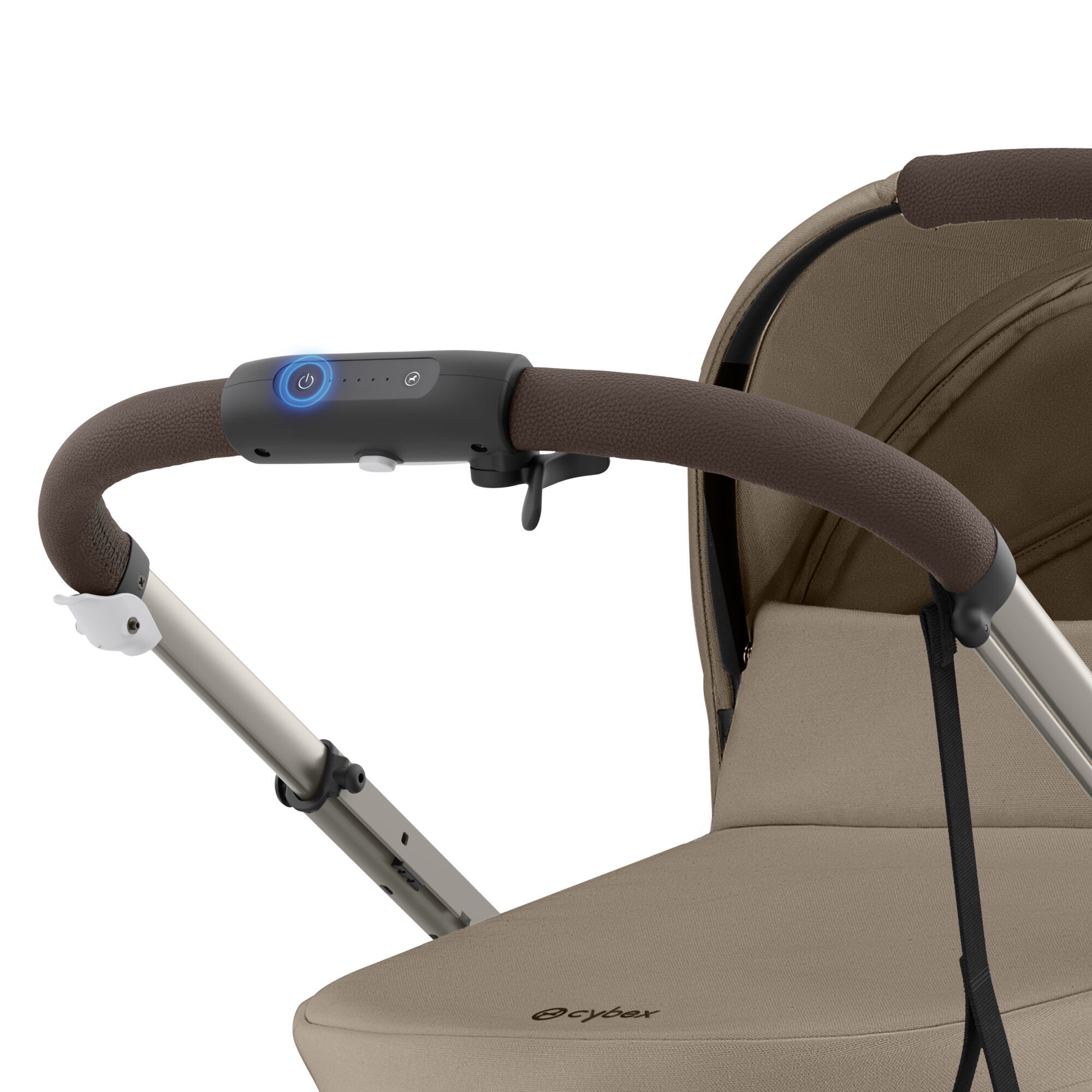 CYBEX e-Gazelle S - Almond Beige (Taupe Frame) in Almond Beige (Taupe Frame) large-cybex-imea image number 2