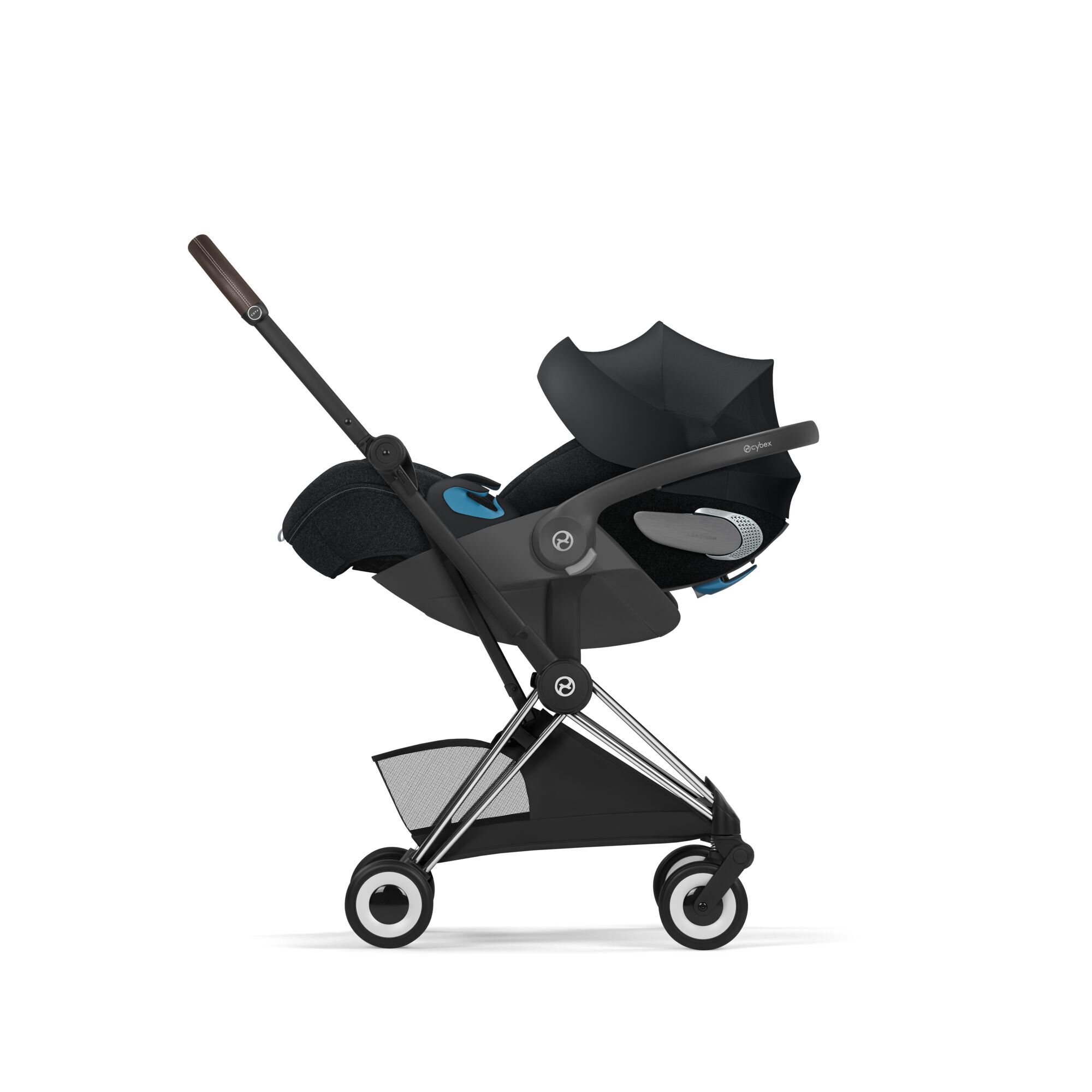 CYBEX Coya - Style Collection - Sepia Black (Chrome Frame) in Sepia Black (Chrome Frame) large-cybex-us image number 8
