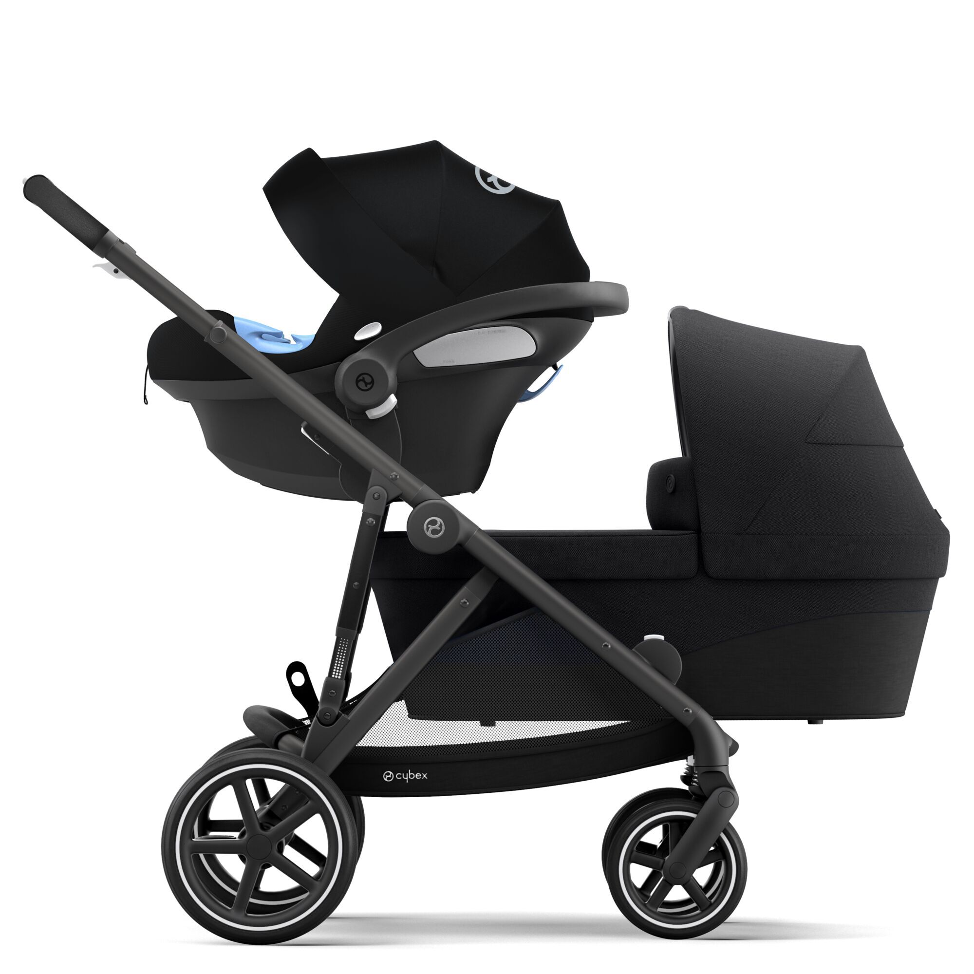 CYBEX Gazelle S - Deep Black (Schwarzer Rahmen) in Deep Black (Black Frame) large-cybex-neu Bild 3