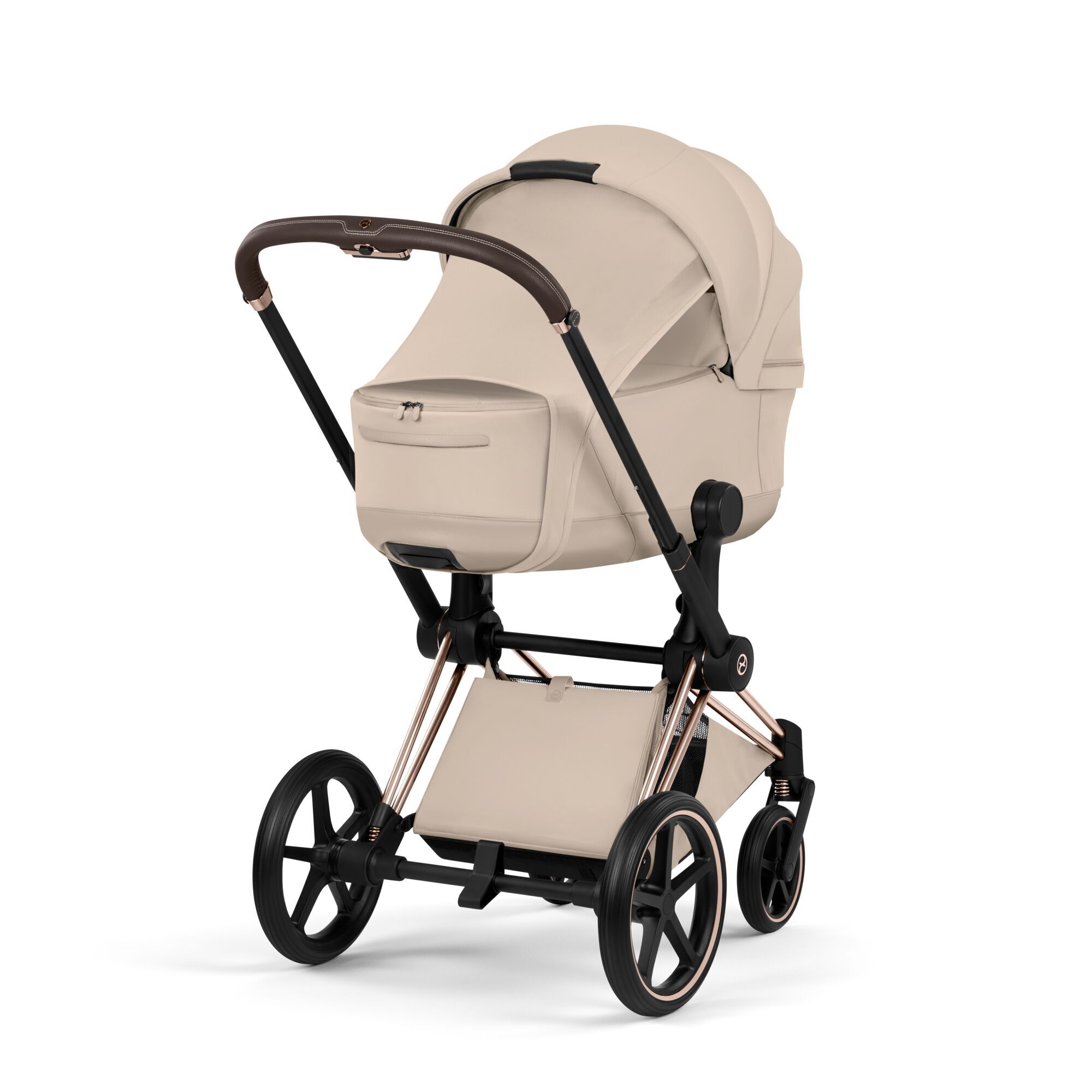 CYBEX Priam Fold Lux Carry Cot - Style Collection - Cozy Beige in Cozy Beige large-cybex-neu image number 3