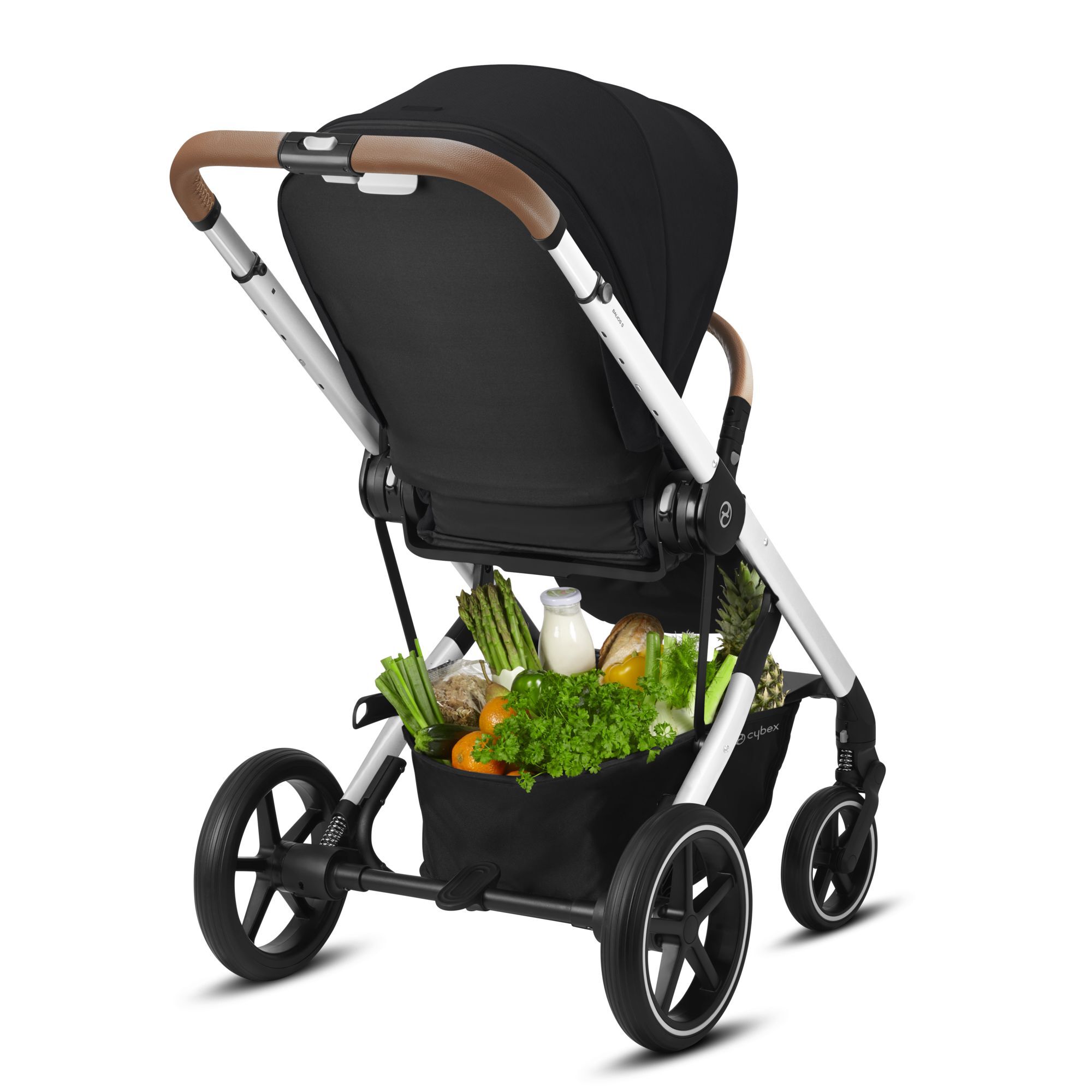 CYBEX Balios S Lux - Deep Black (Silver Frame) in Deep Black (Silver Frame) large-cybex-us image number 5