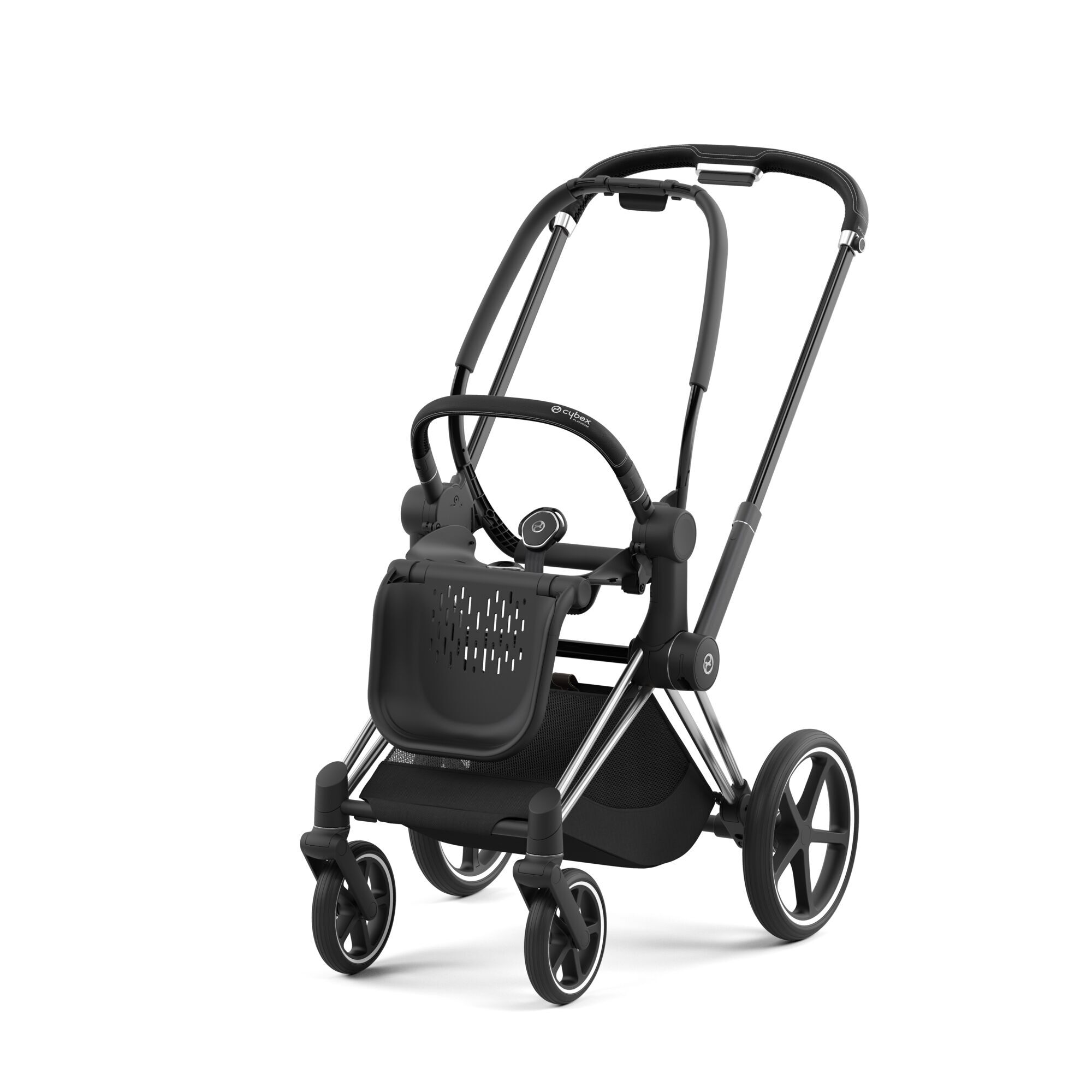 CYBEX Priam Frame - Chrome With Black Details in Chrome With Black Details large-cybex-au image number 1