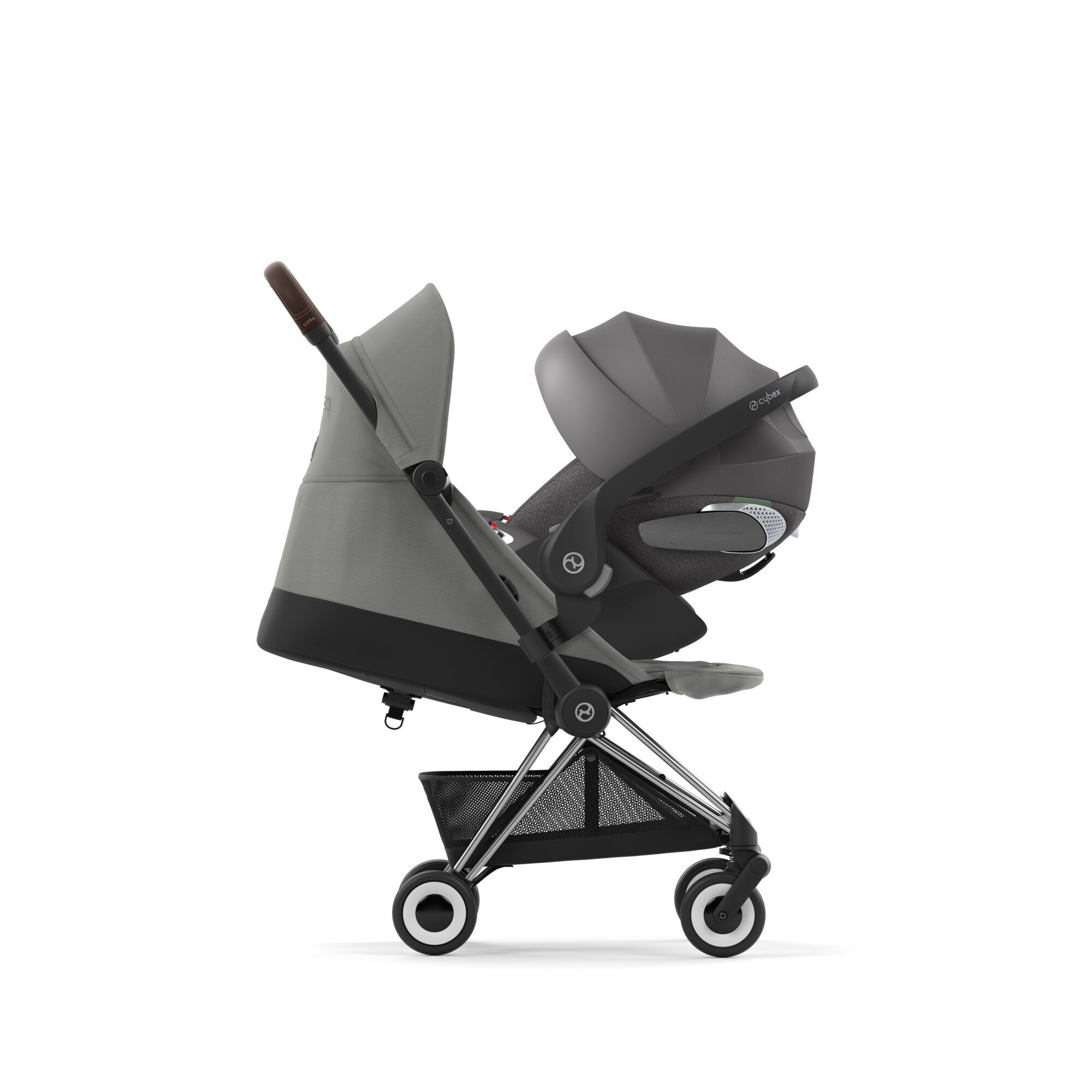CYBEX Coya - Mirage Grey (Chrome Frame) in Mirage Grey (Chrome Frame) large-cybex-imea image number 7