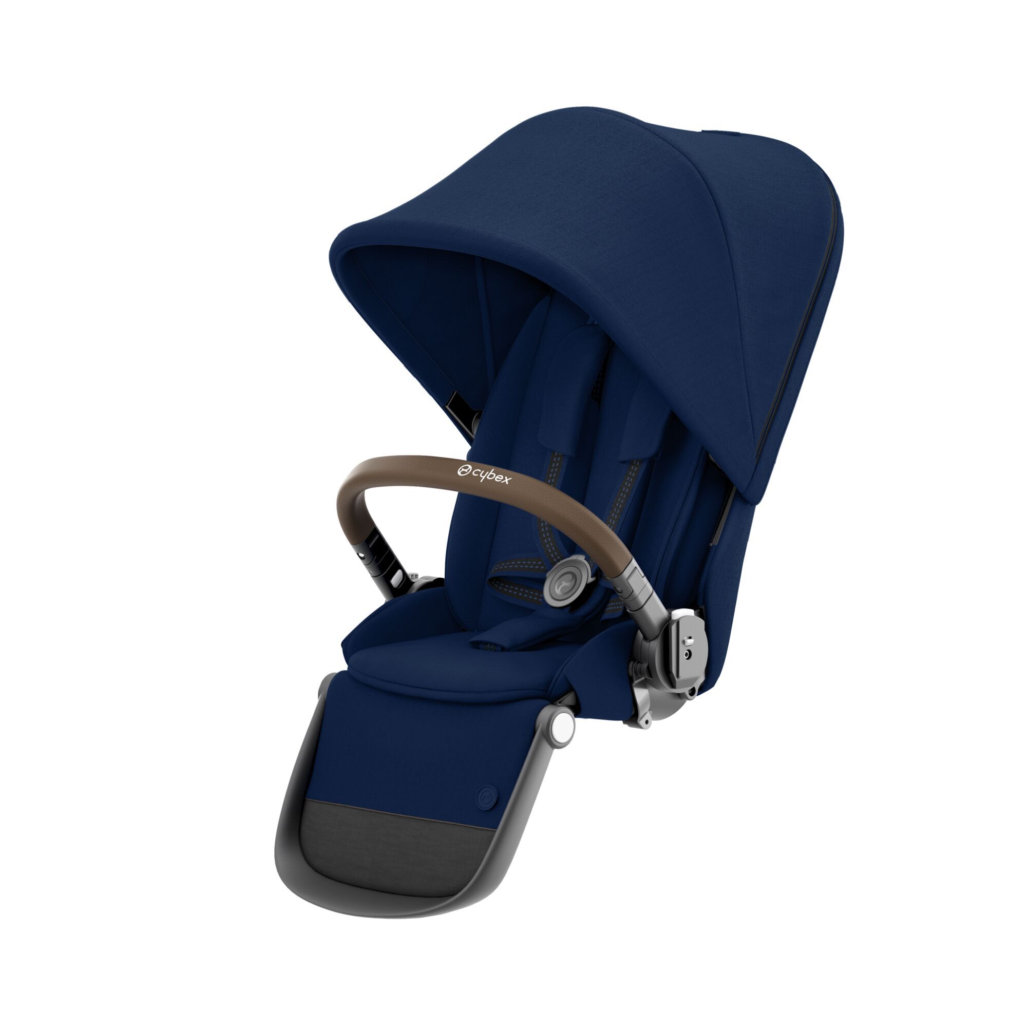 CYBEX Gazelle S Seat Unit - Navy Blue in Navy Blue (Taupe Frame) large-cybex-us image number 1