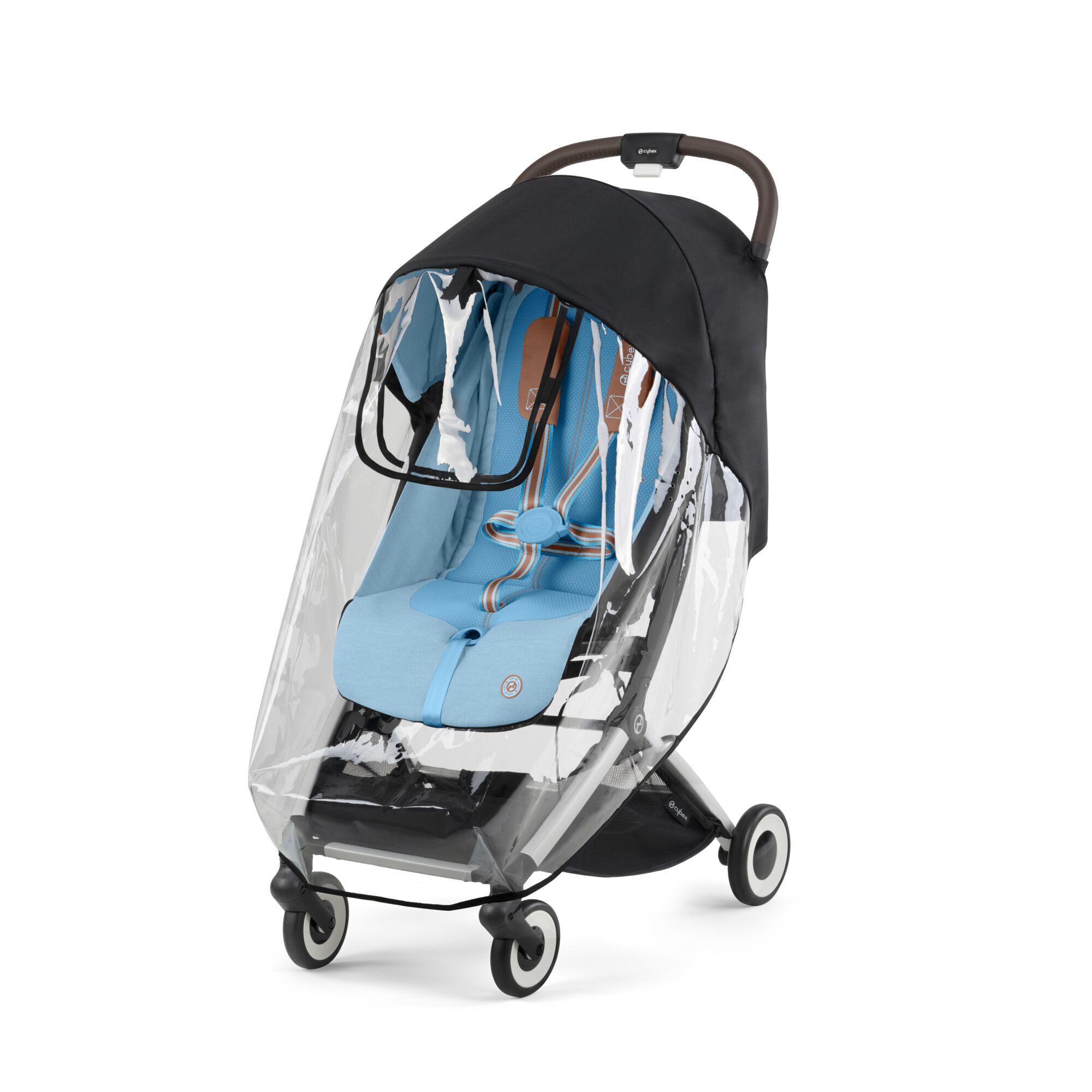 CYBEX Orfeo Rain Cover - Transparent in Transparent large-cybex-us image number 1