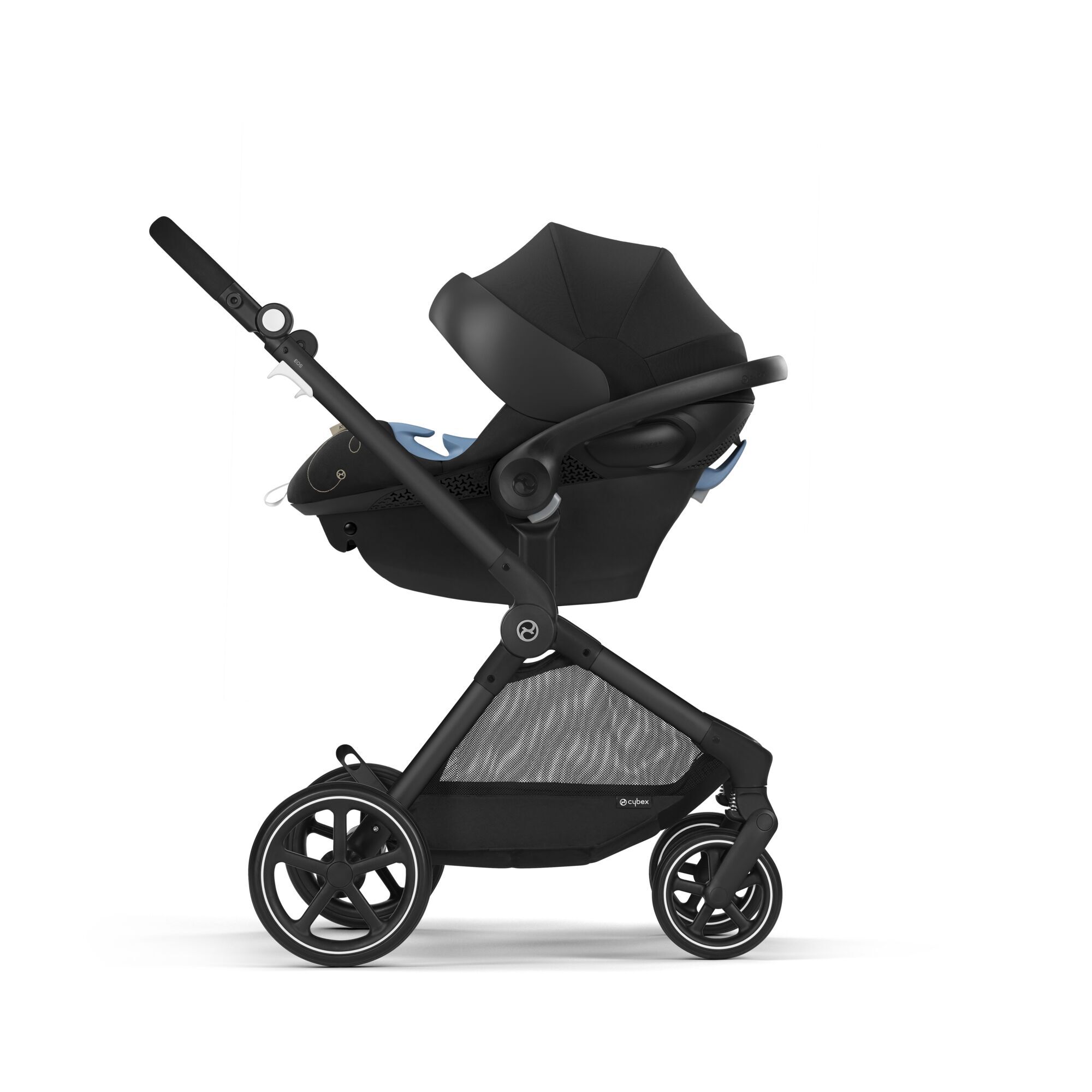 CYBEX Eos Travel System - Moon Black (Black Frame) in Moon Black (Black Frame) large-cybex-us image number 2