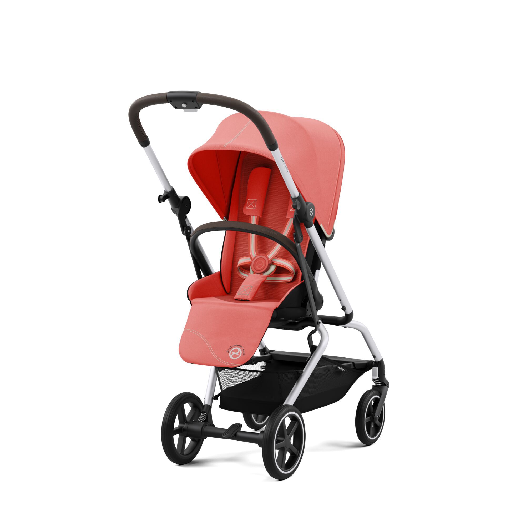 CYBEX Eezy S Twist+2 - Hibiscus Red (Silver Frame) in Hibiscus Red (Silver Frame) large-cybex-cn image number 1