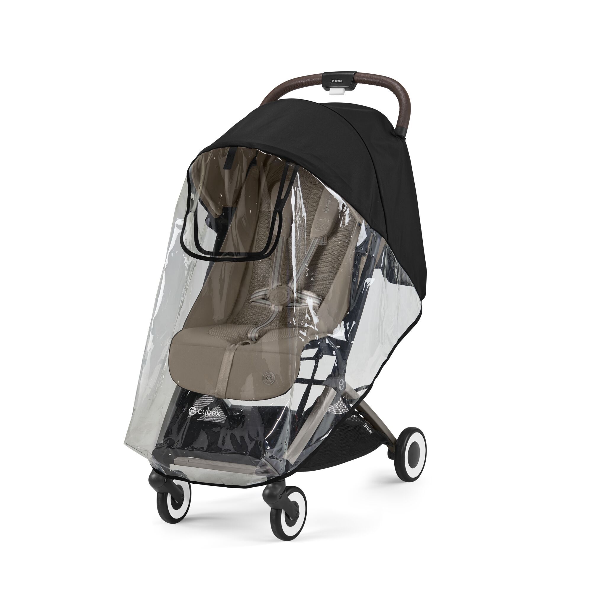CYBEX Orfeo Rain Cover - Transparent in Transparent large-cybex-neu image number 1
