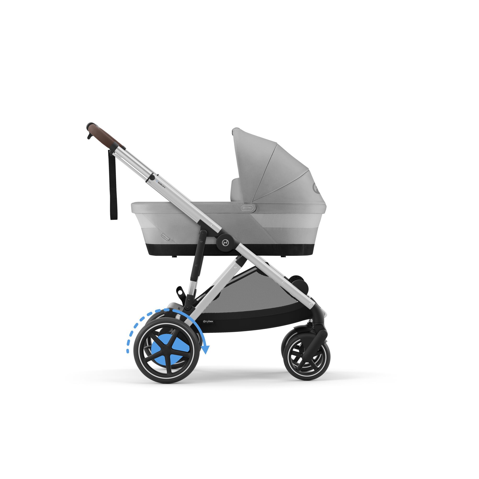 CYBEX e-Gazelle S - Stone Grey (Silver Frame) in Stone Grey (Silver Frame) large-cybex-gb image number 3