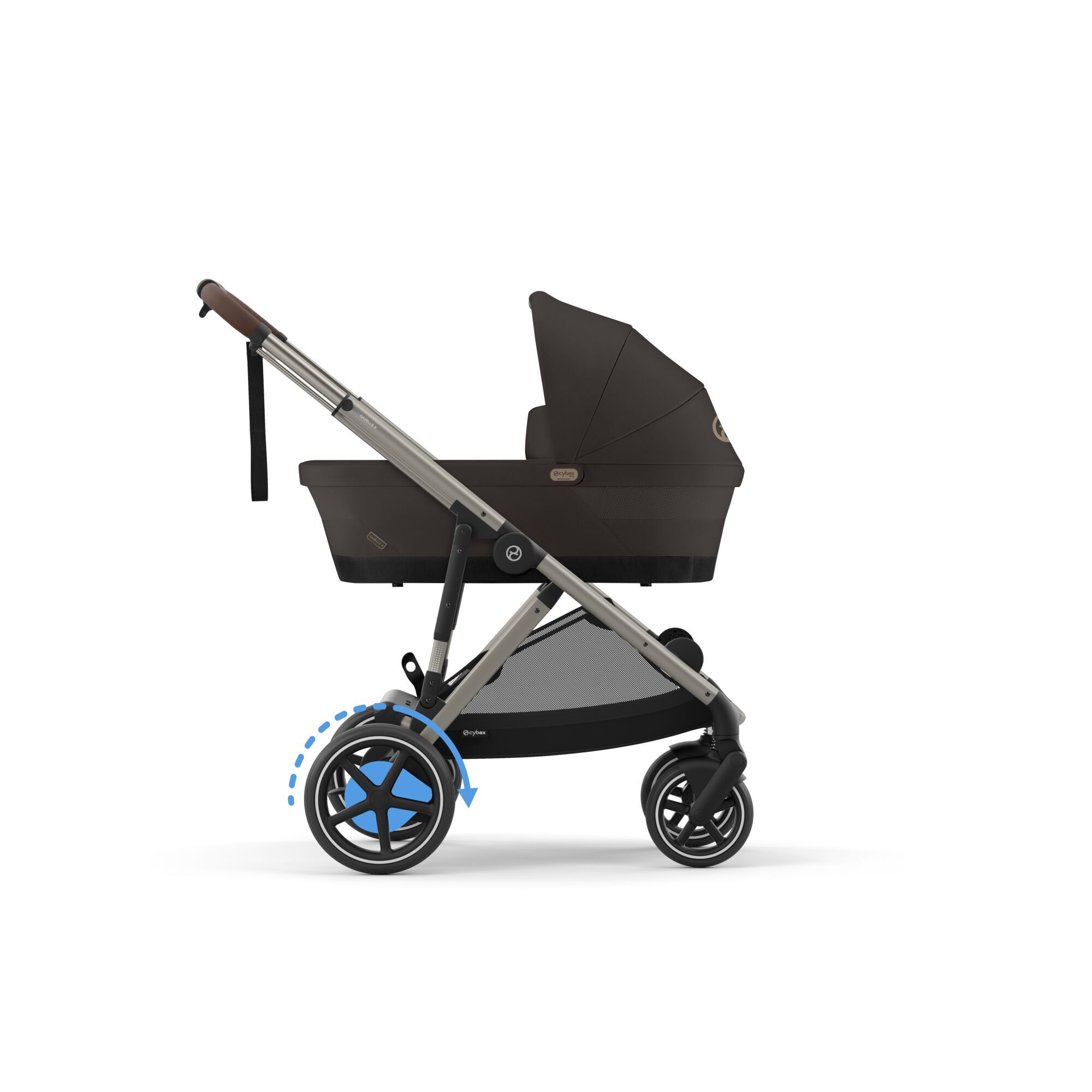 CYBEX e-Gazelle S - Chocolate Brown (Taupe Frame) in Chocolate Brown (Taupe Frame) large-cybex-gb image number 3