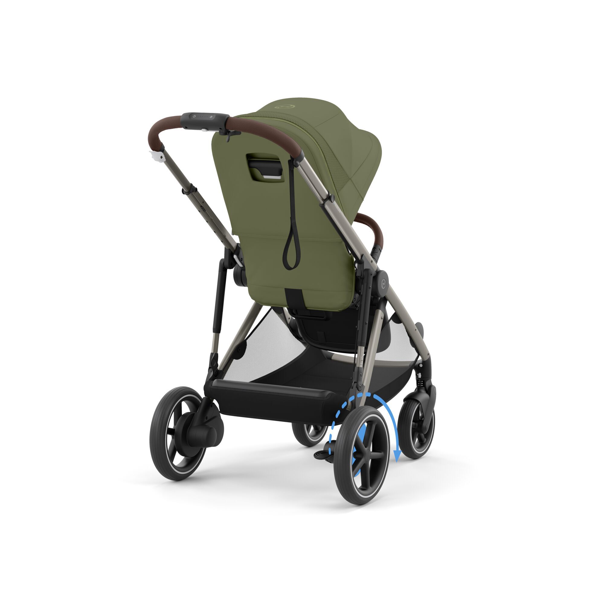 CYBEX e-Gazelle S - Moss Green (Taupe Frame) in Moss Green (Taupe Frame) large-cybex-imea image number 7