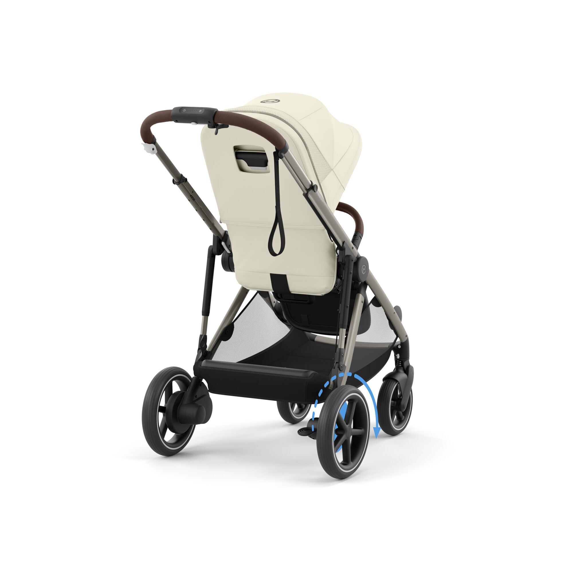 CYBEX e-Gazelle S - Seashell Beige (Taupe Frame) in Seashell Beige (Taupe Frame) large-cybex-gb image number 8