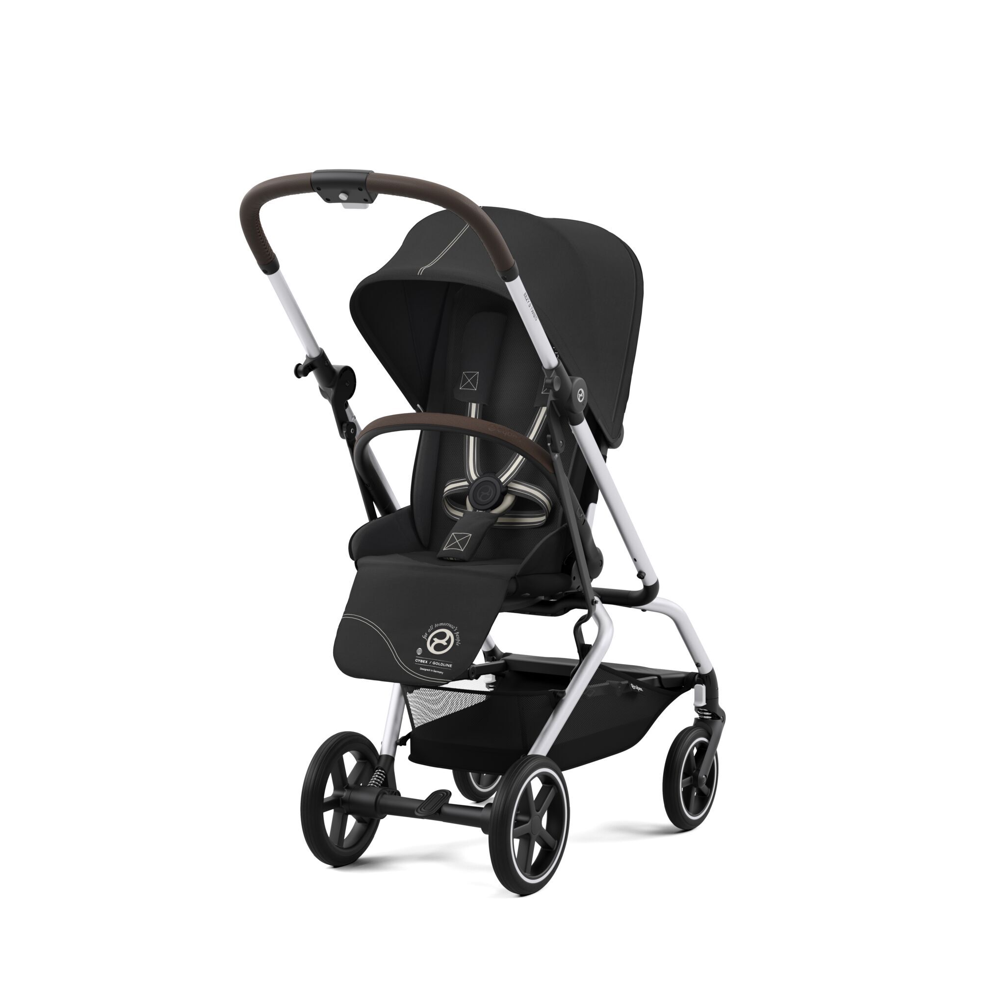 CYBEX Eezy S Twist+2 2023 - Moon Black in Moon Black (Silver Frame) large-cybex-au image number 1