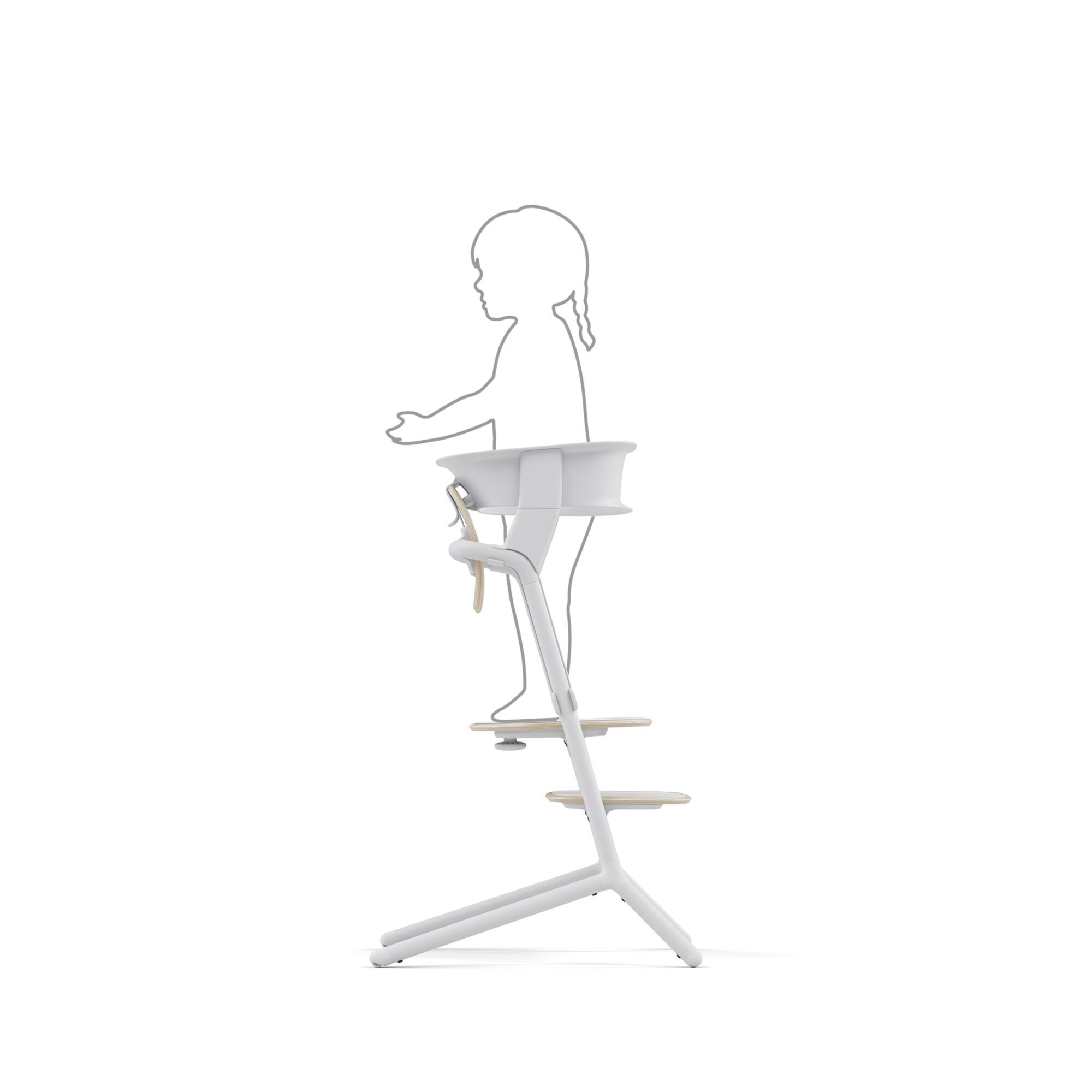 CYBEX Lemo Learning Tower Set - All White in All White large-cybex-cn image number 2