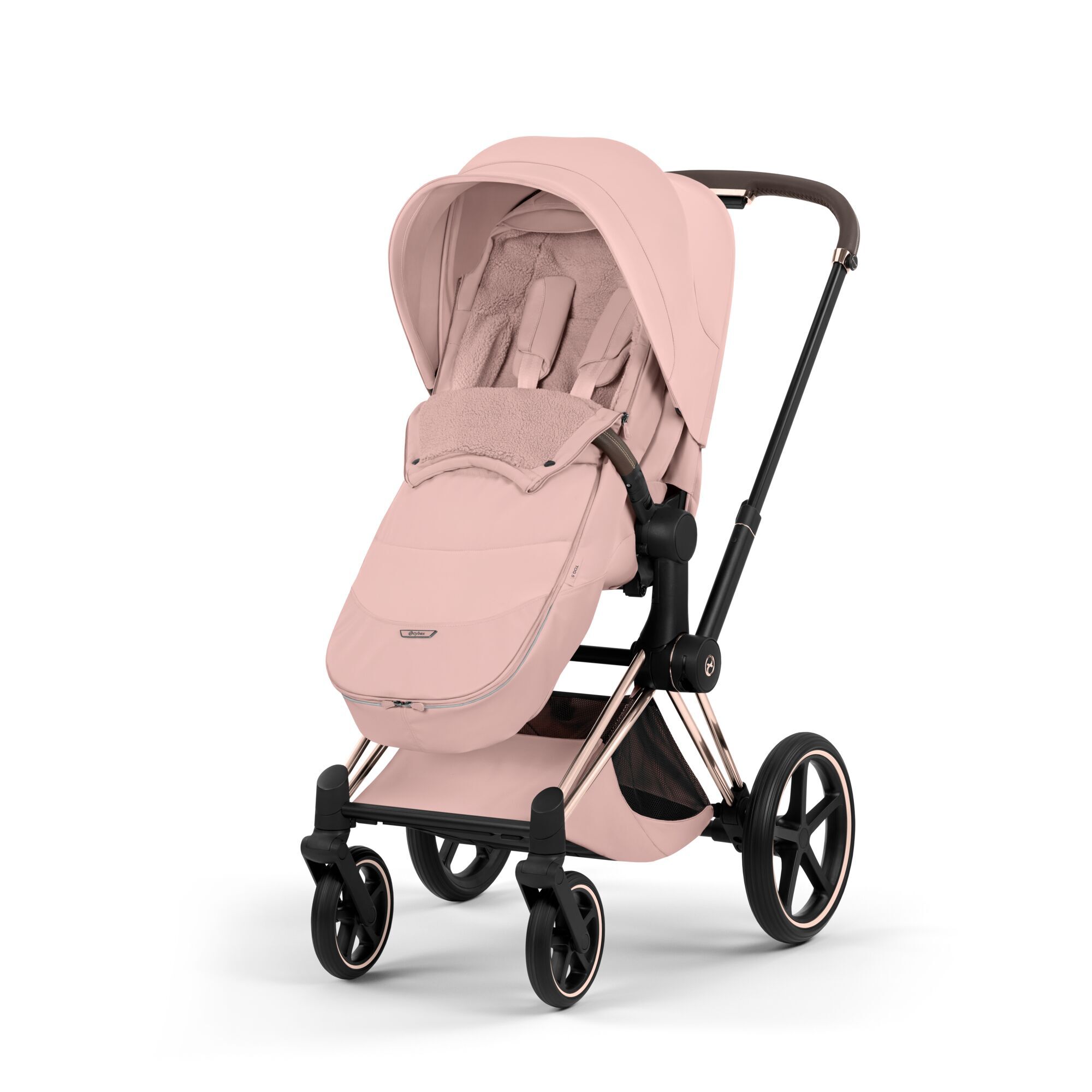 CYBEX Platinum Footmuff - Peach Pink in Peach Pink large-cybex-us image number 5