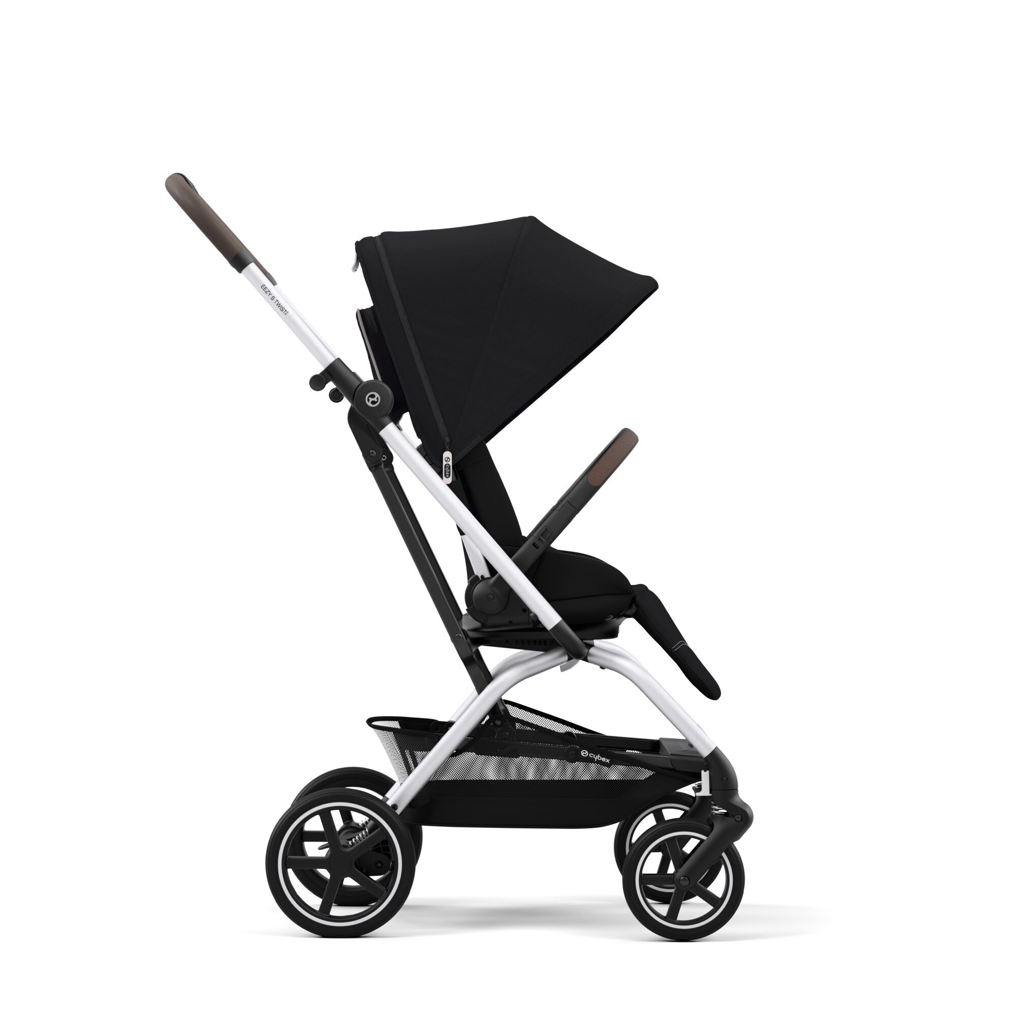 CYBEX Eezy S Twist+2 2023 - Moon Black in Moon Black (Silver Frame) large-cybex-au image number 3