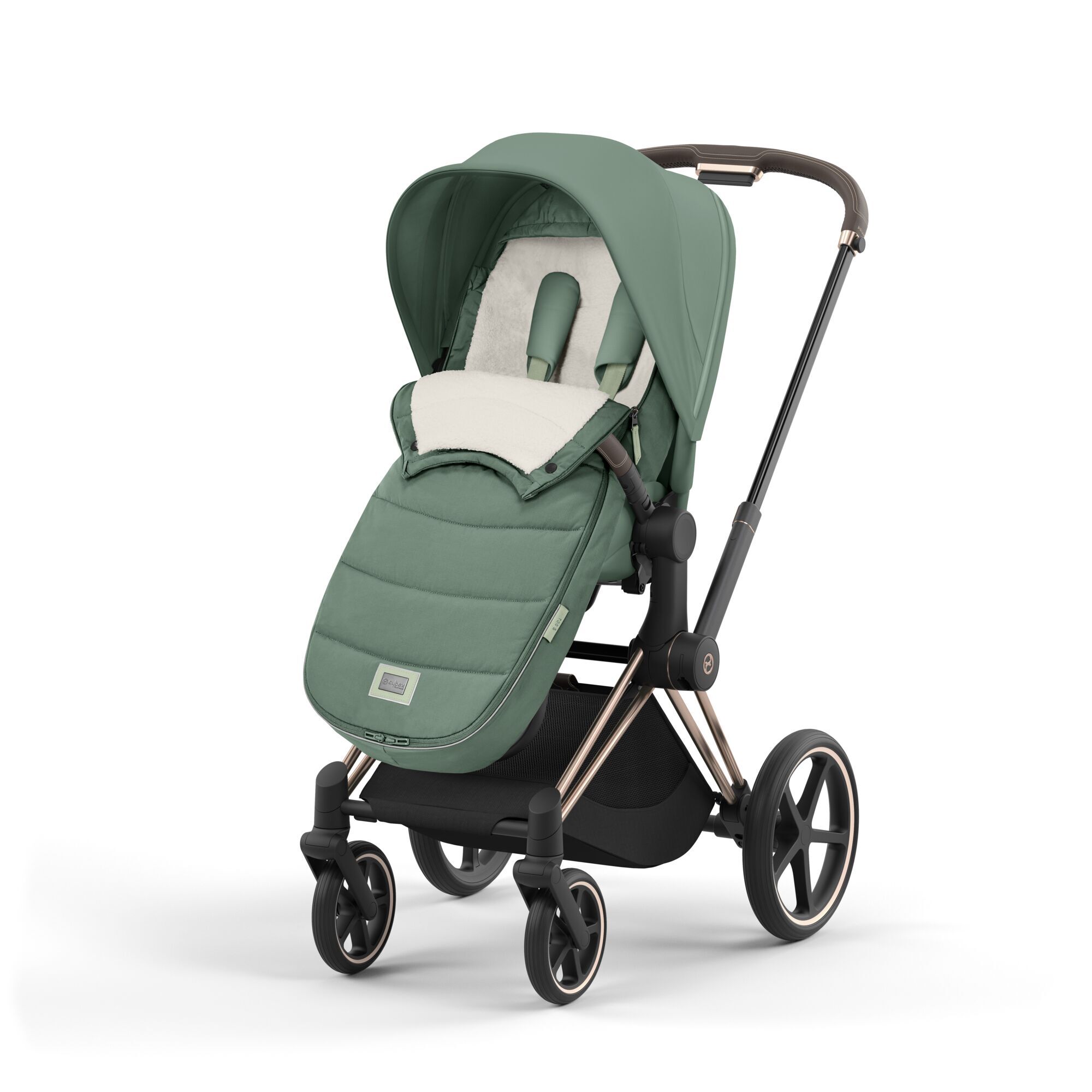 Fusak Platinum Footmuff &ndash; Leaf Green - Image 5