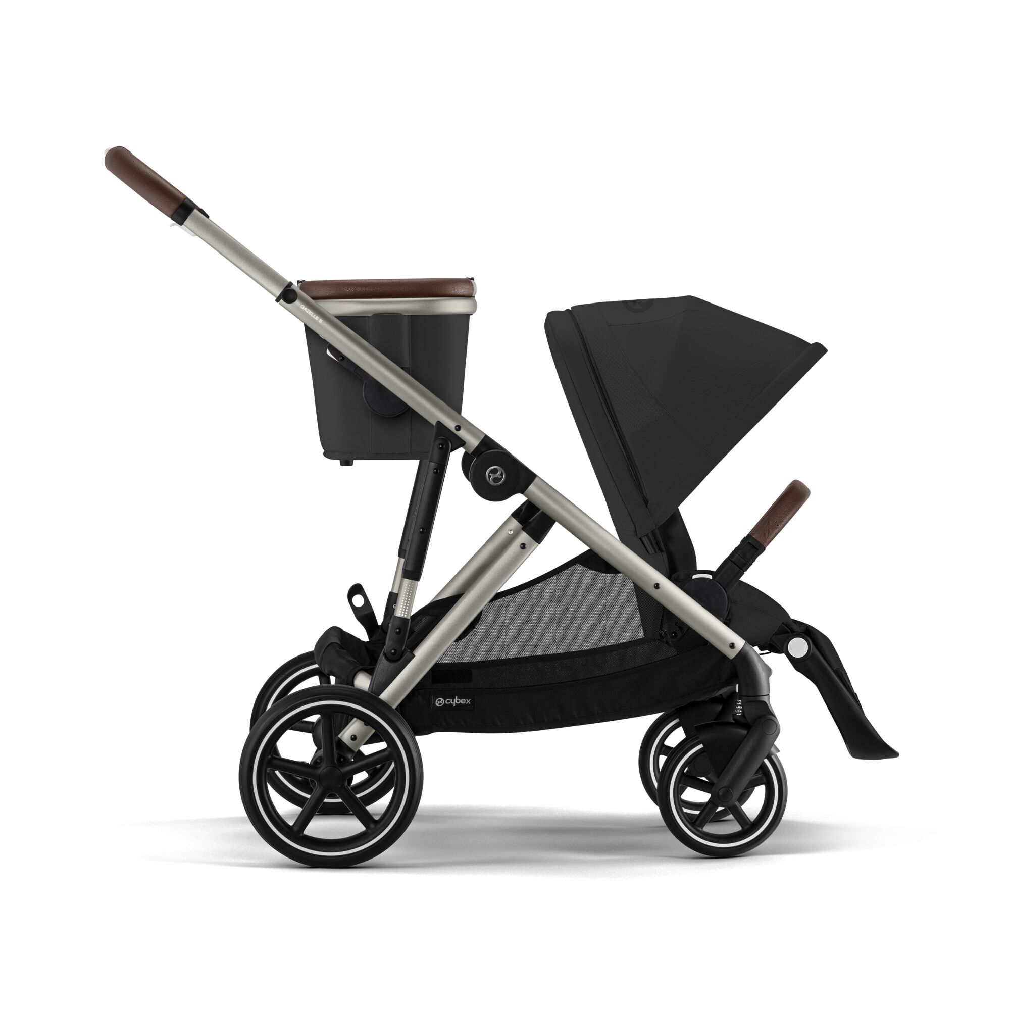 CYBEX Gazelle S - Moon Black (Taupe Frame) in Moon Black (Taupe Frame) large-cybex-us image number 1