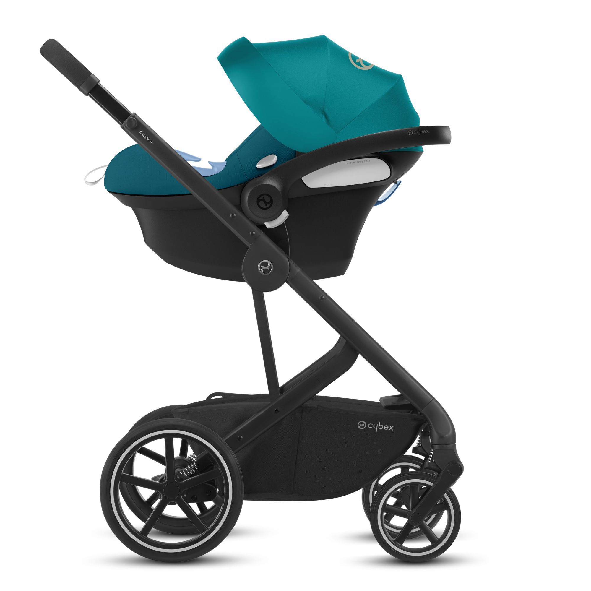 CYBEX Balios S Lux - River Blue (Black Frame) in River Blue (Black Frame) large-cybex-gb image number 3