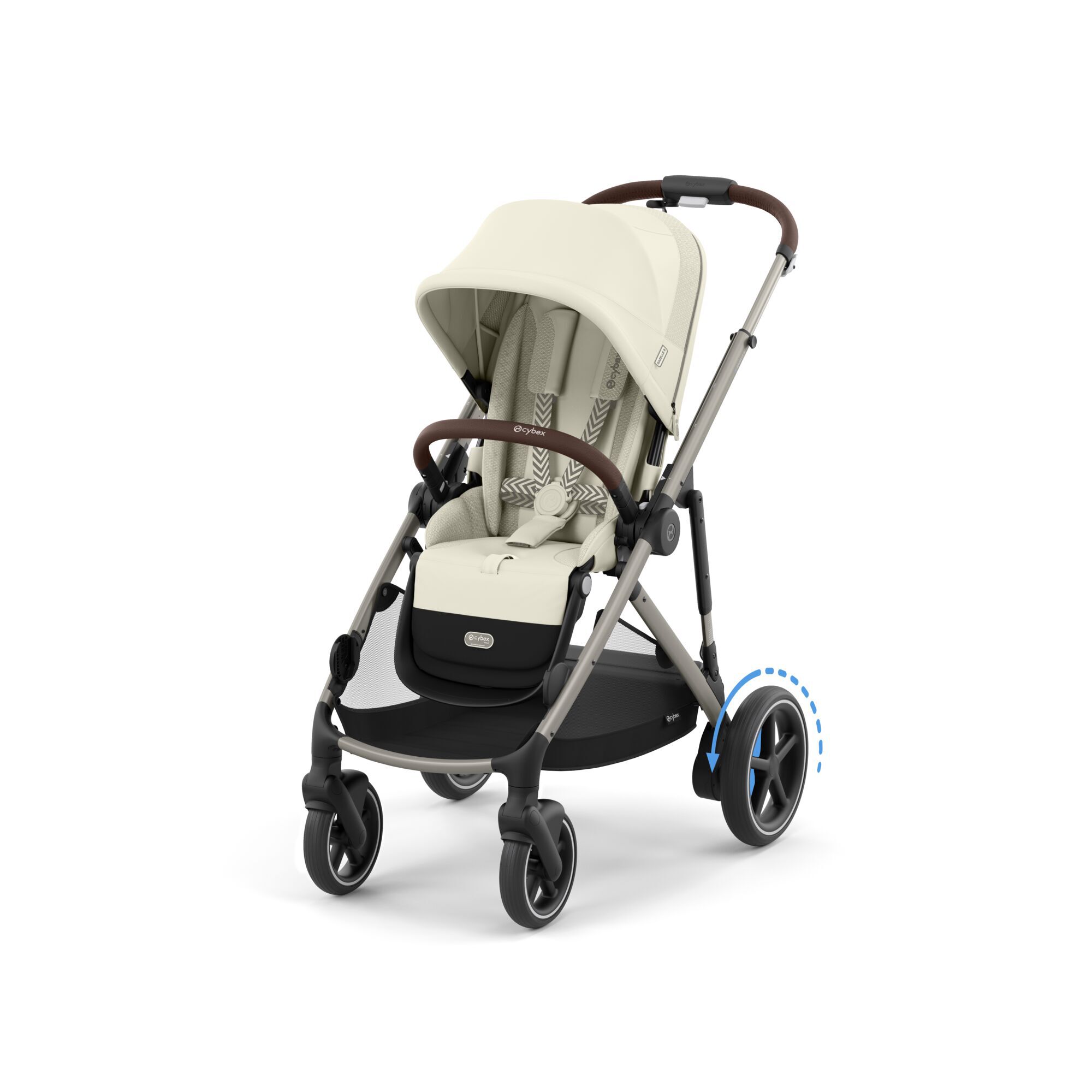CYBEX e-Gazelle S - Seashell Beige (Taupe Frame) in Seashell Beige (Taupe Frame) large-cybex-gb image number 4