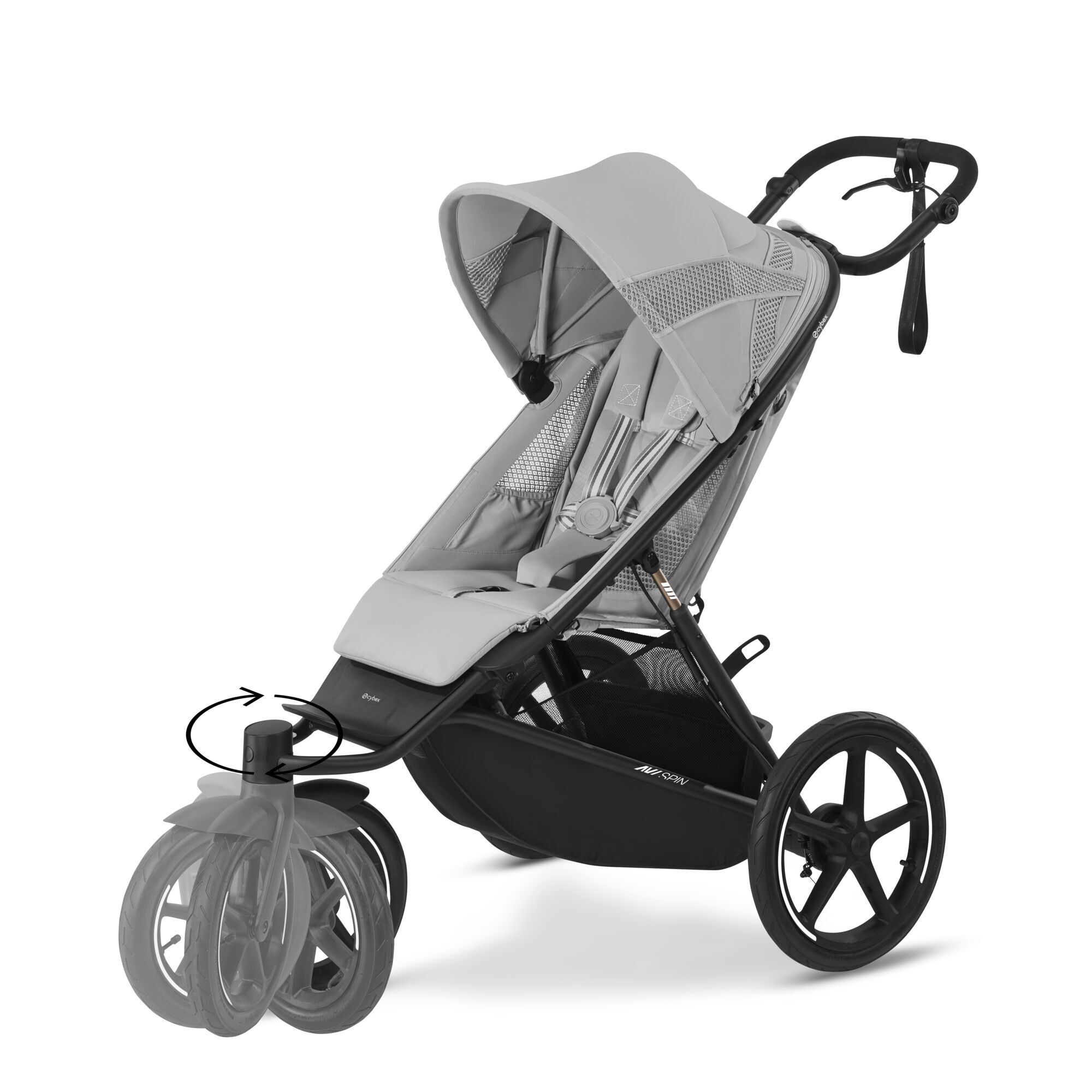 CYBEX Avi Spin - Fog Grey in Fog Grey large-cybex-gb image number 2