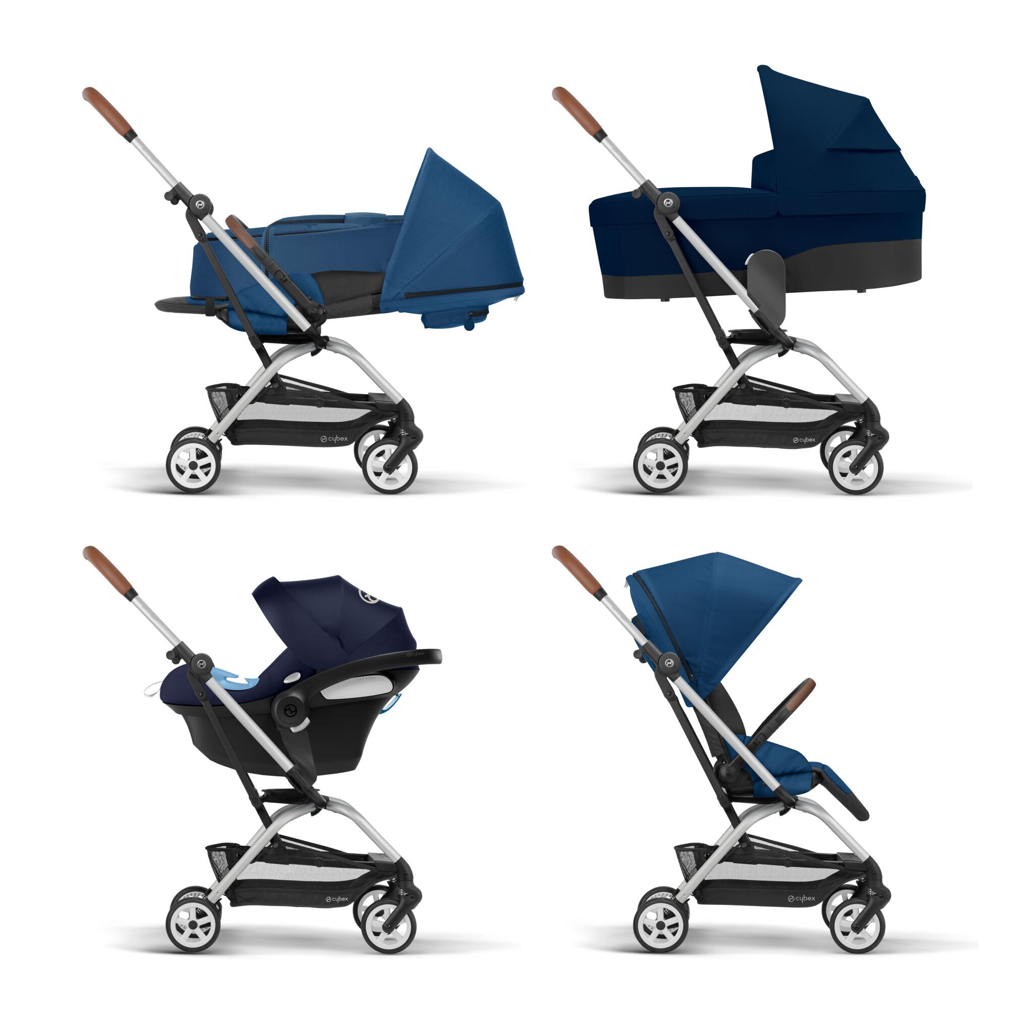 CYBEX Eezy S Twist 2 - Navy Blue (Silberner Rahmen) in Navy Blue (Silver Frame) large-cybex-neu Bild 5