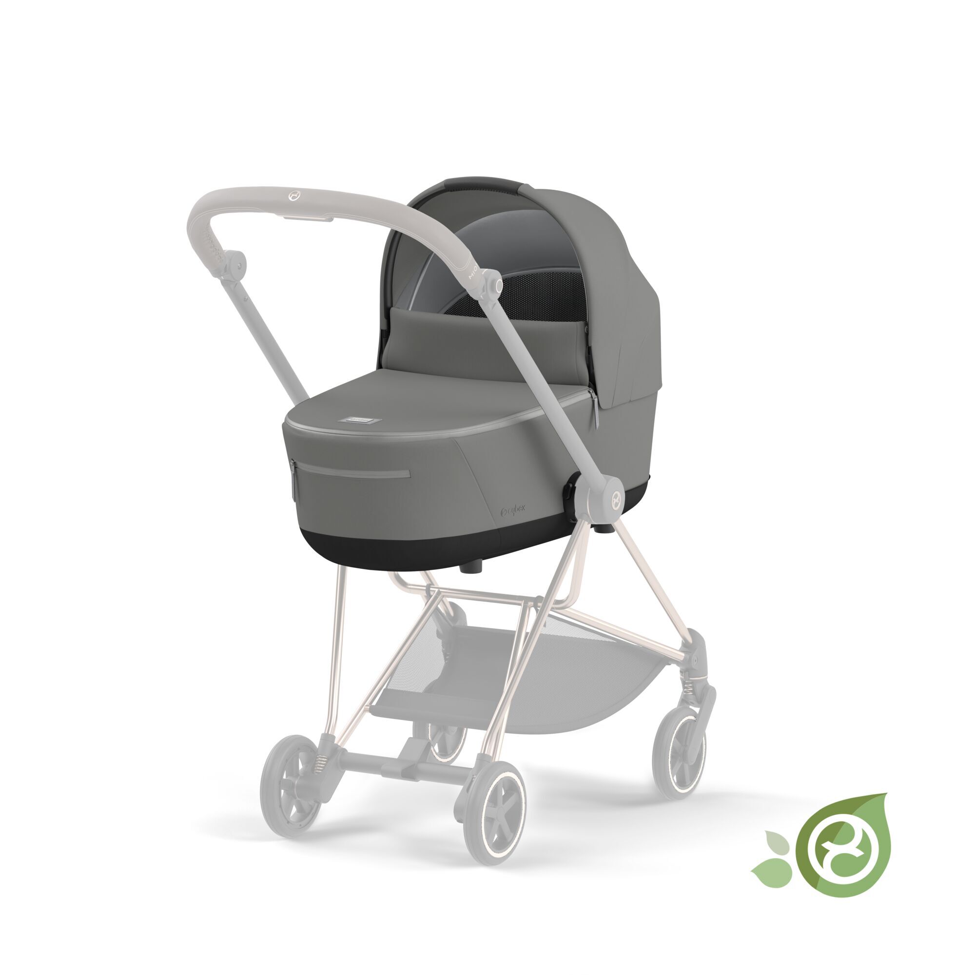 CYBEX Mios Lux Carry Cot - Pearl Grey in Pearl Grey large-cybex-neu image number 6