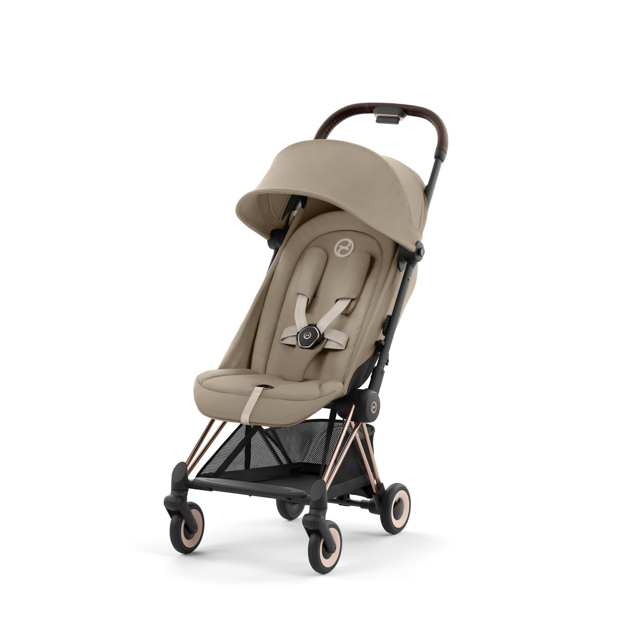 CYBEX Coya - Cozy Beige (Rosegold Frame) in Cozy Beige (Rosegold Frame) large-cybex-gb image number 1