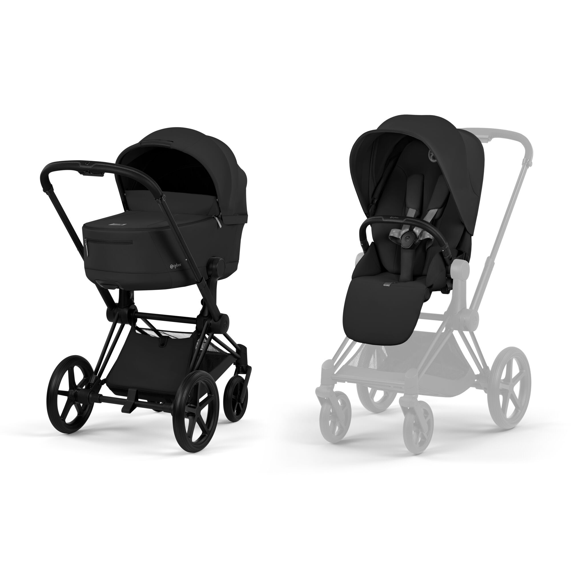 CYBEX Priam - Sepia Black(Matt Black Frame) in Sepia Black (Matt Black Frame) large-cybex-neu Bild 1