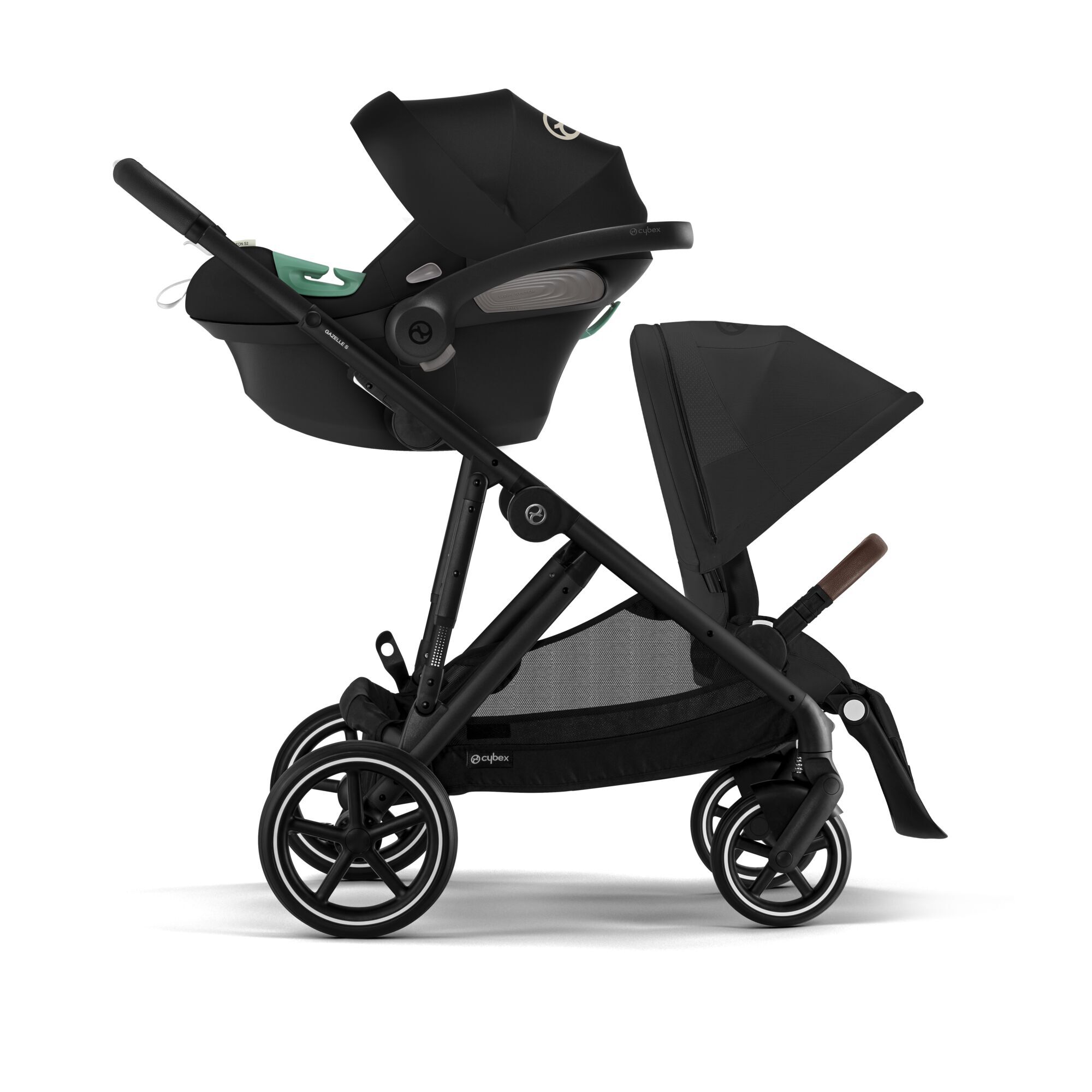 CYBEX Gazelle S - Moon Black (Black Frame) in Moon Black (Black Frame) large-cybex-au image number 3