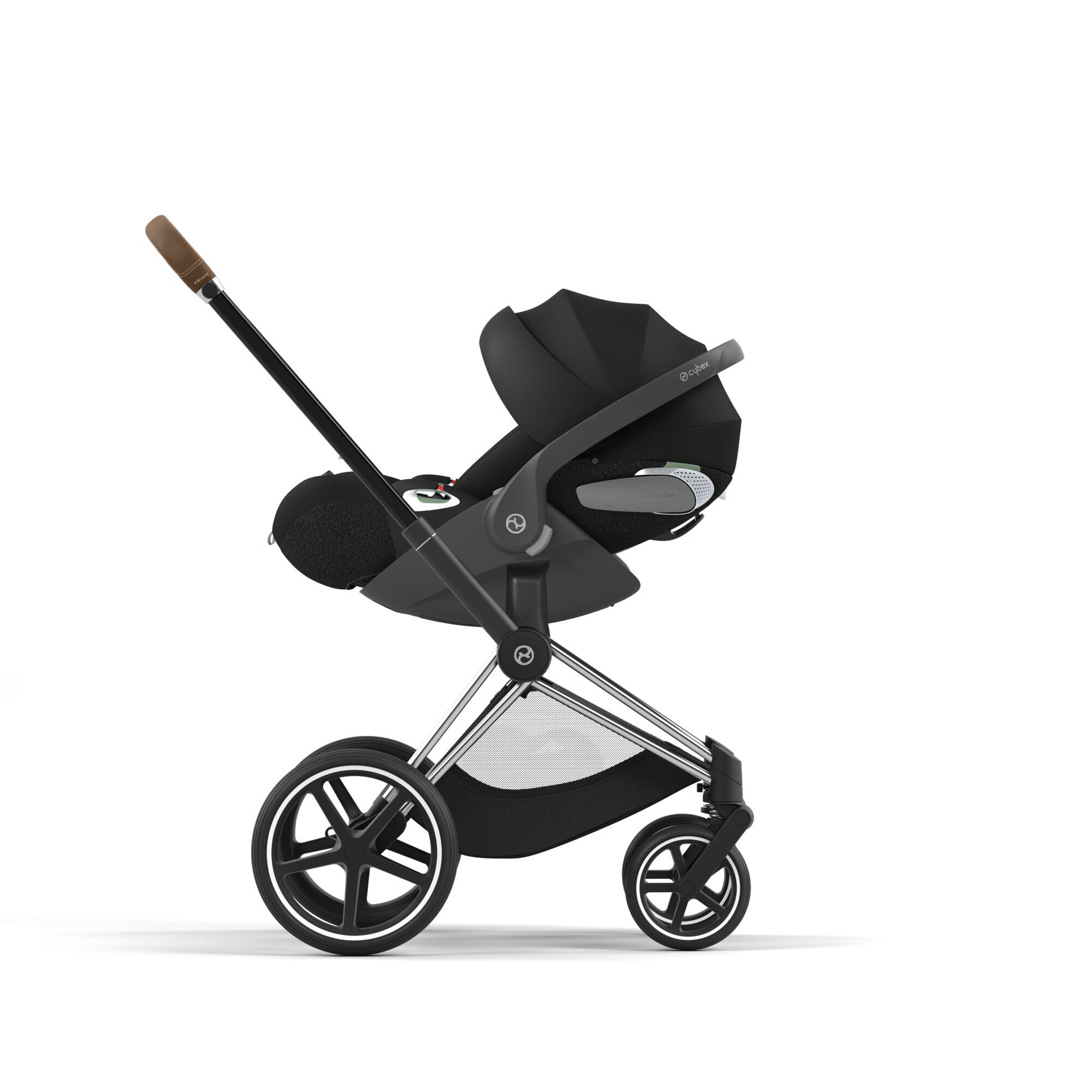 CYBEX Priam Frame - Chrome With Brown Details in Chrome With Brown Details large-cybex-jp 画像番号 4