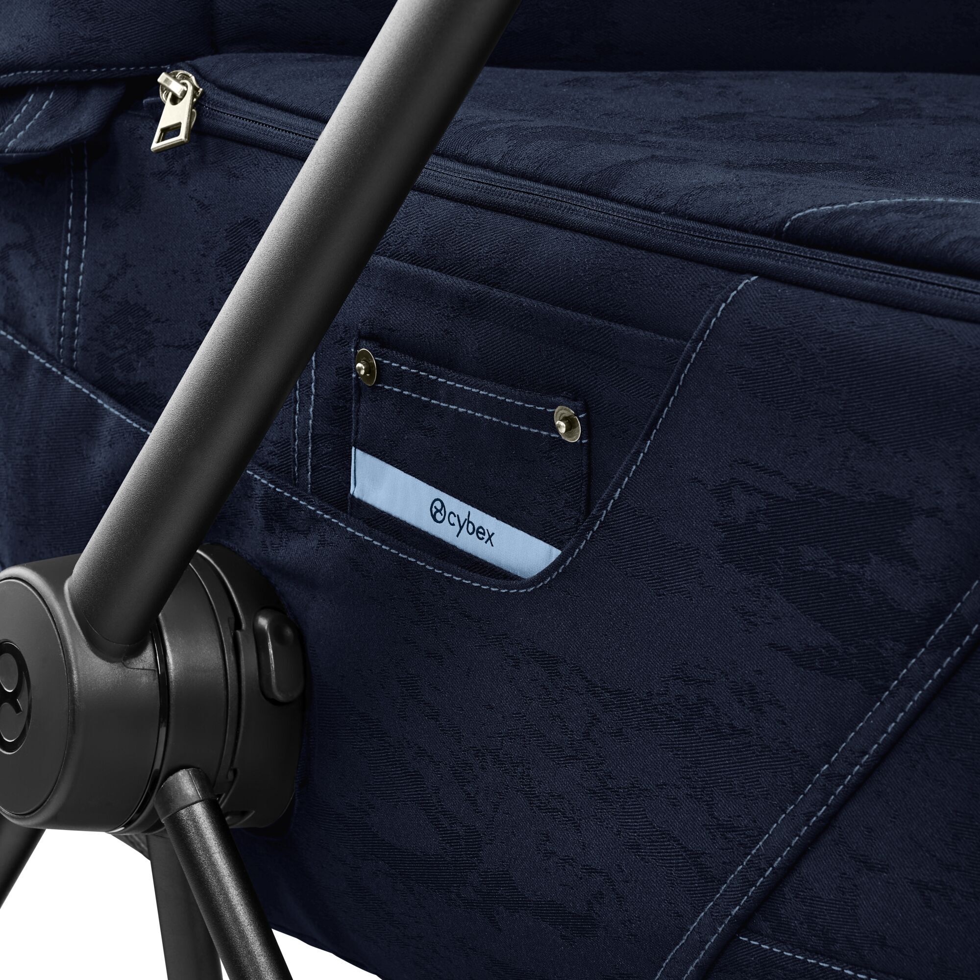 CYBEX Mios Lux Carry Cot - Rebellious Luxury Denim Blue in Rebellious Luxury Denim Blue large-cybex-us image number 6