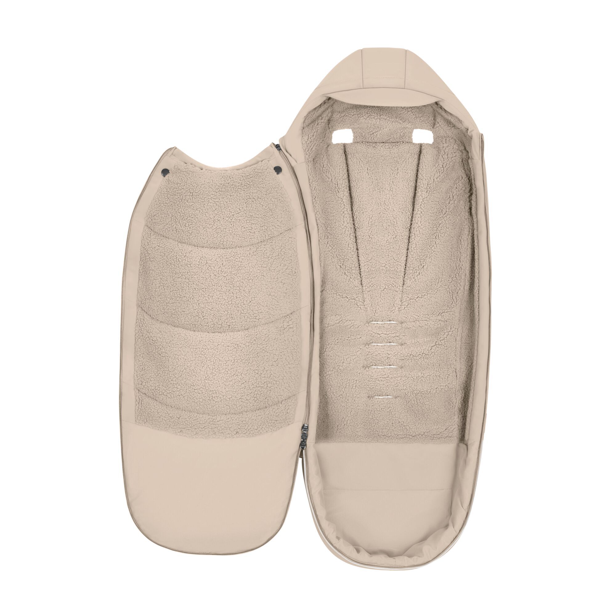 CYBEX Platinum Footmuff - Cozy Beige in Cozy Beige large-cybex-us image number 3