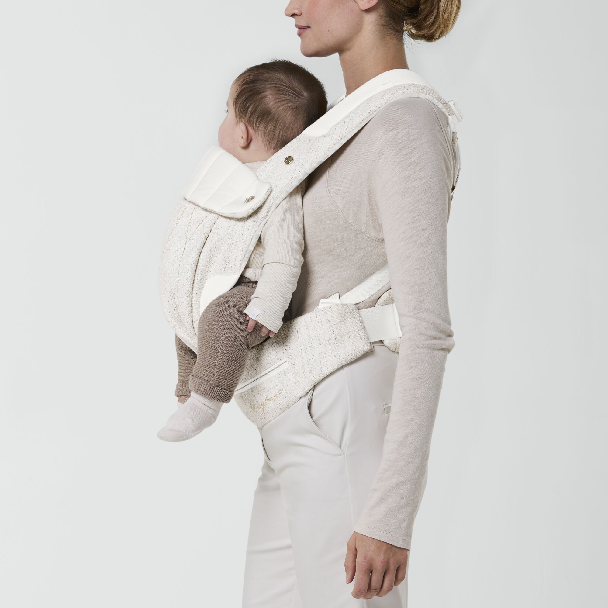 CYBEX Coya Baby Carrier Boucle - Cream White (Boucl&eacute;) in Cream White (Boucl&eacute;) large-cybex-us image number 3