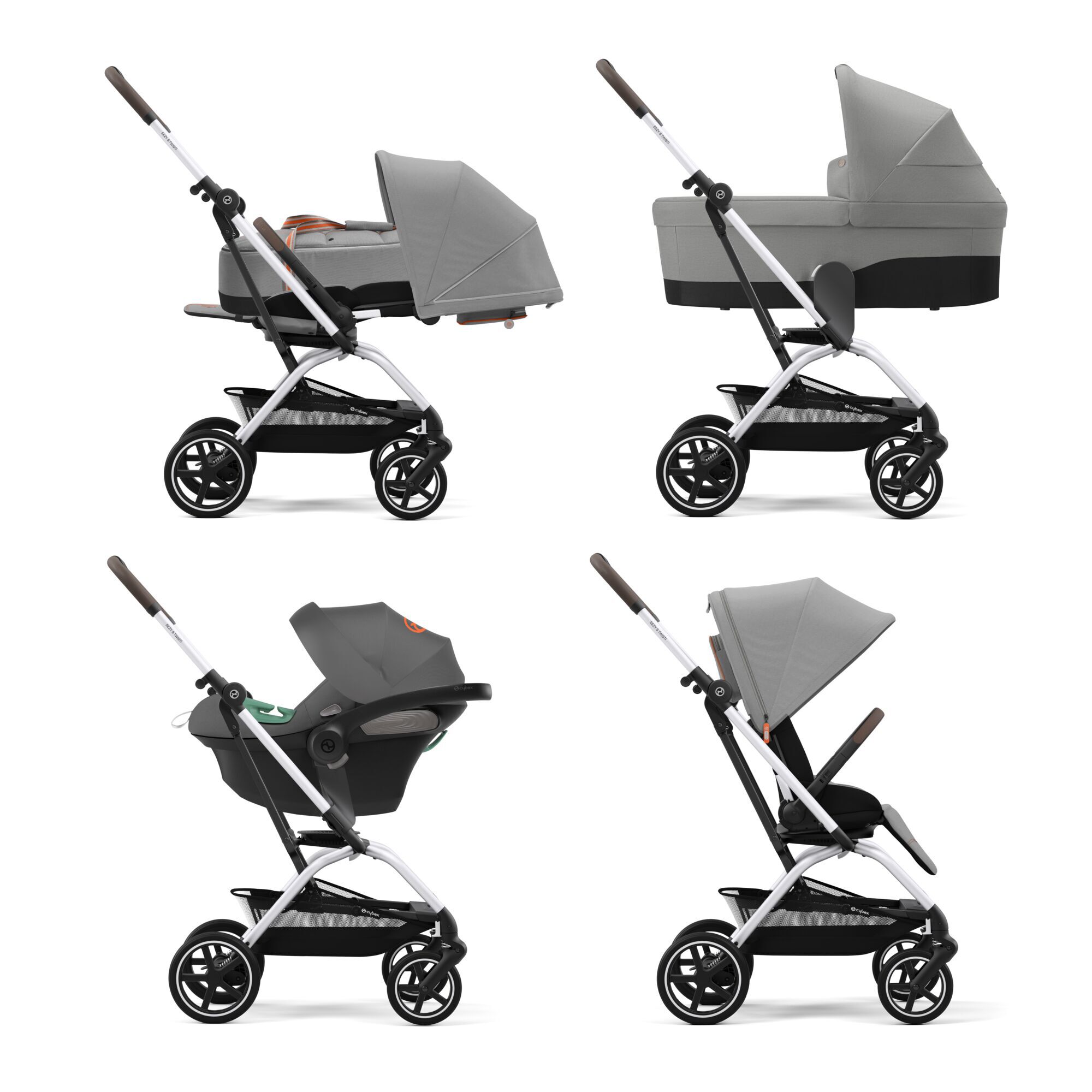 CYBEX Eezy S Twist+2 2023 - Lava Grey in Lava Grey (Silver Frame) large-cybex-gb image number 6