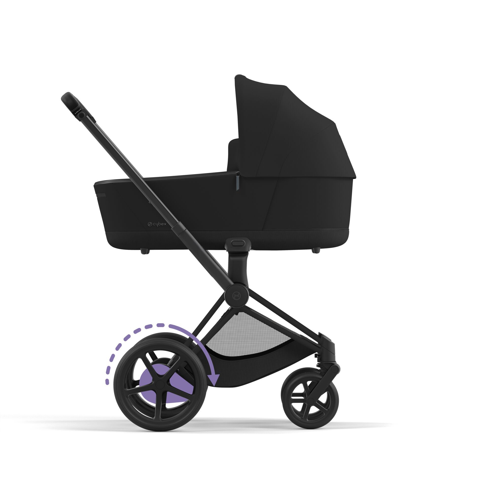 CYBEX e-Priam Frame - Matt Black in Matt Black large-cybex-au image number 4