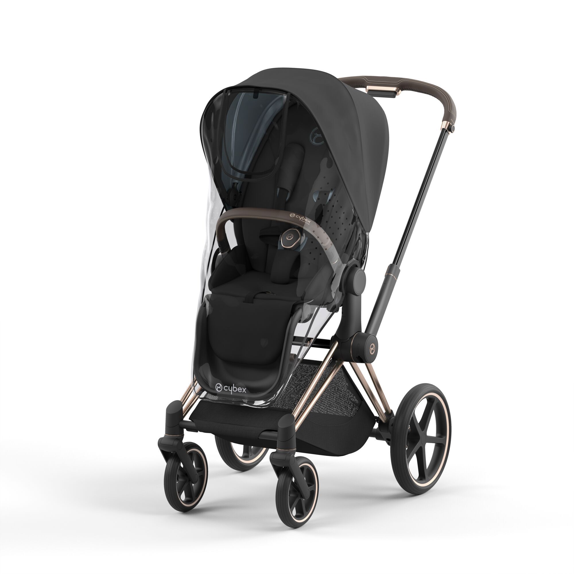 CYBEX Priam Rain Cover - Transparent in Transparent large-cybex-us image number 1