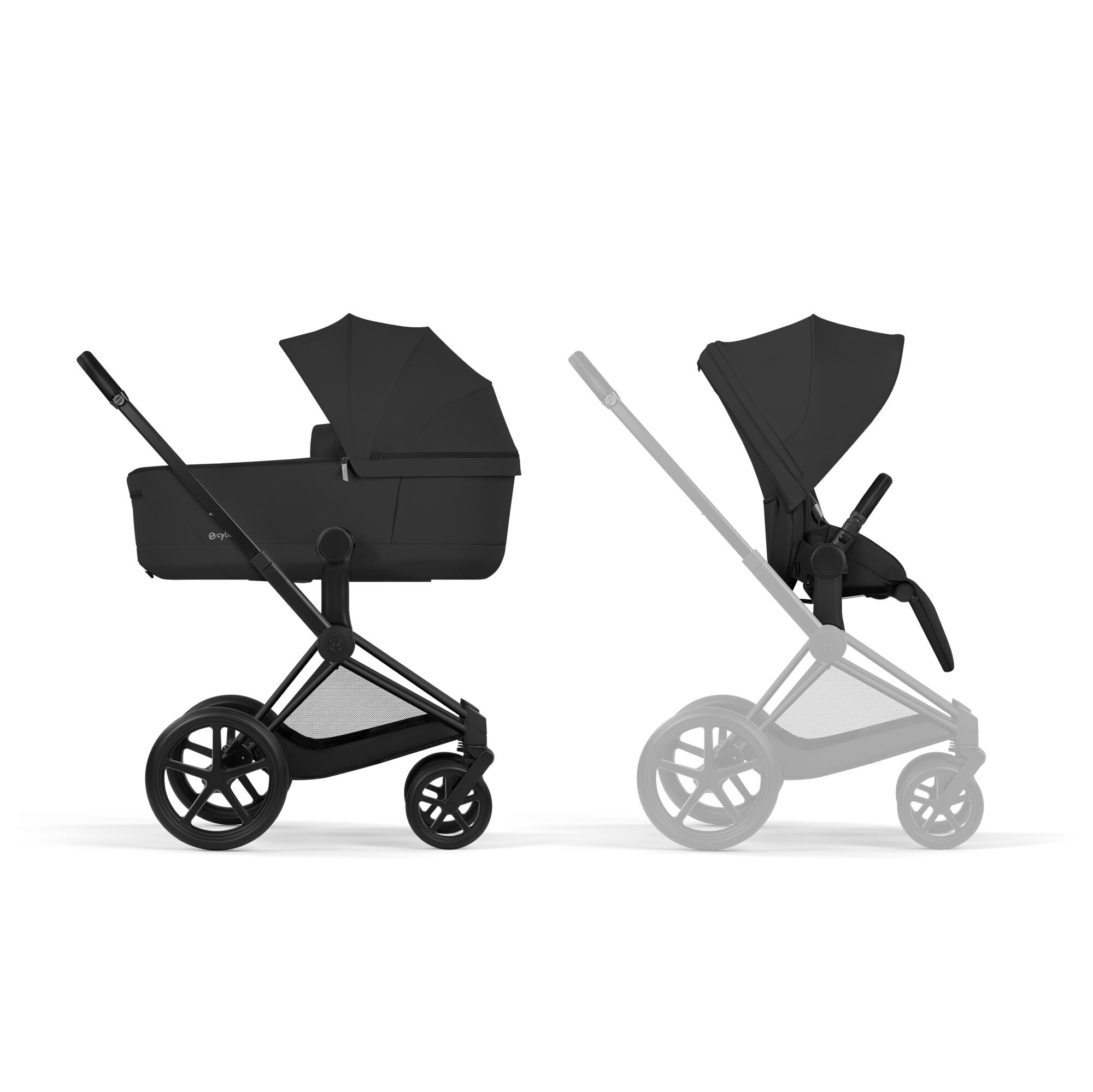 CYBEX Priam - Sepia Black(Matt Black Frame) in Sepia Black (Matt Black Frame) large-cybex-neu Bild 2